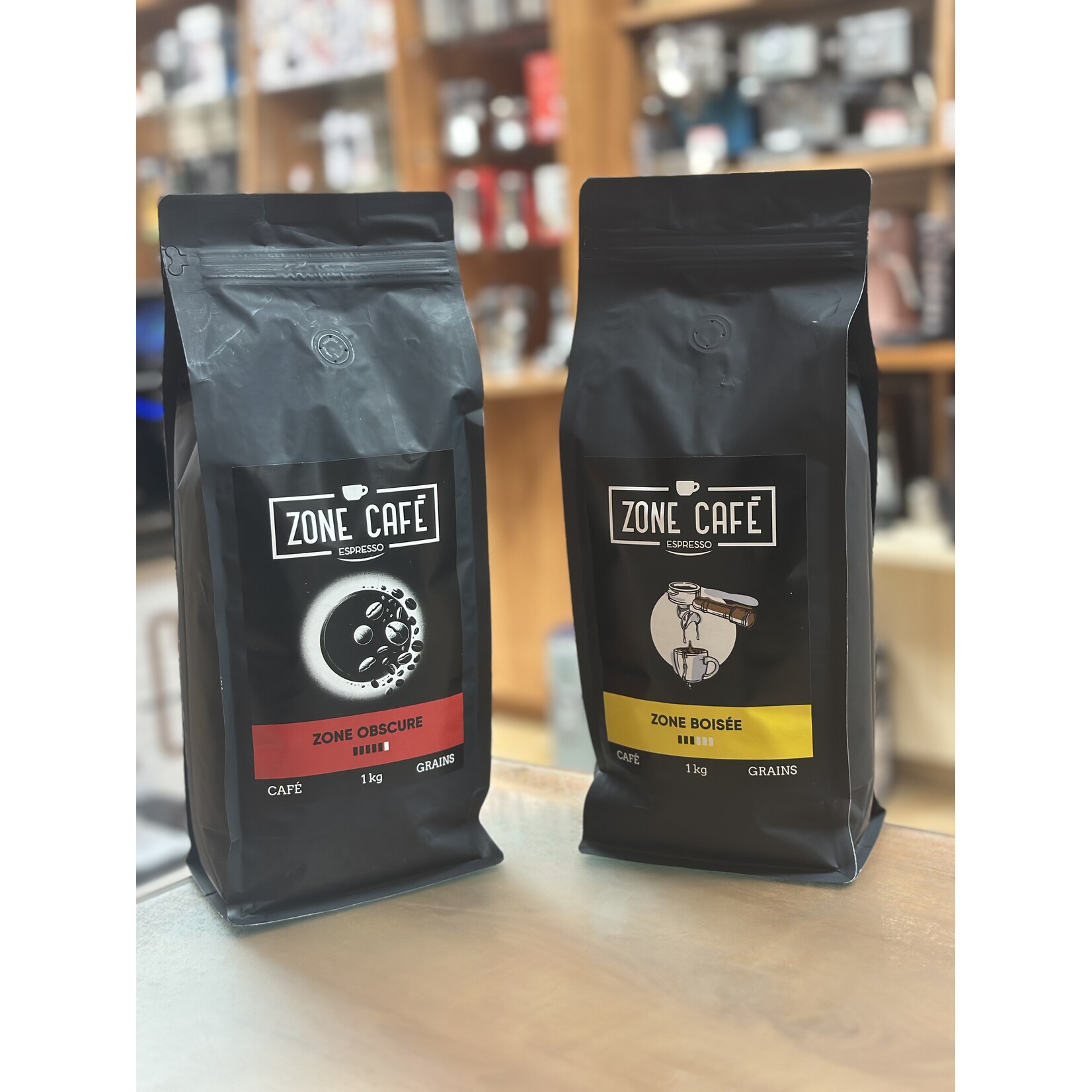 ZONE CAFE ZBOISEE1KG - ZONE BOISEE EN GRAINS 1kg ZONE CAFE