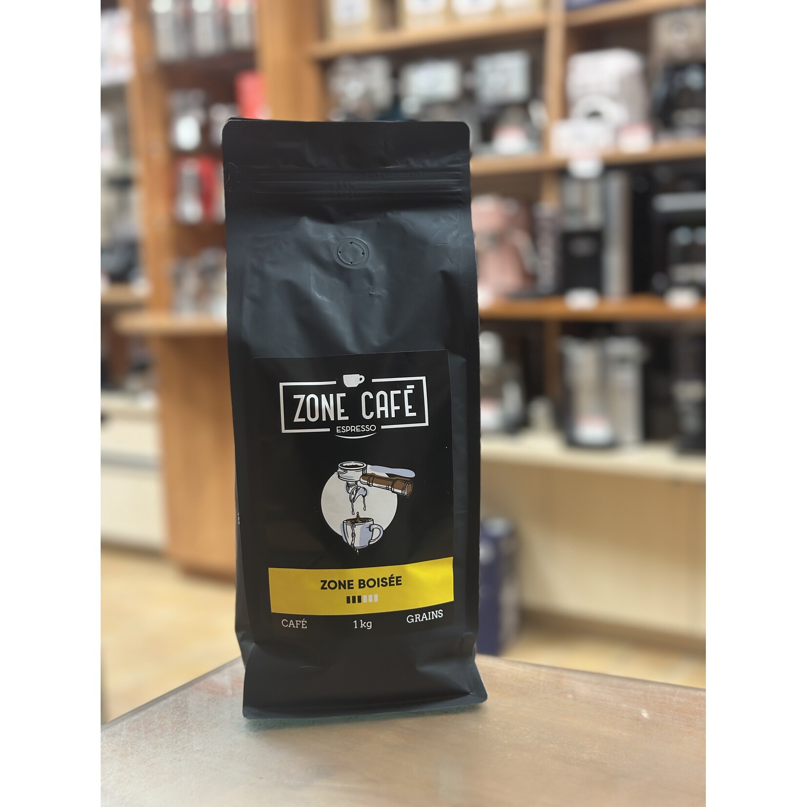 ZONE CAFE ZBOISEE1KG - ZONE BOISEE EN GRAINS 1kg ZONE CAFE