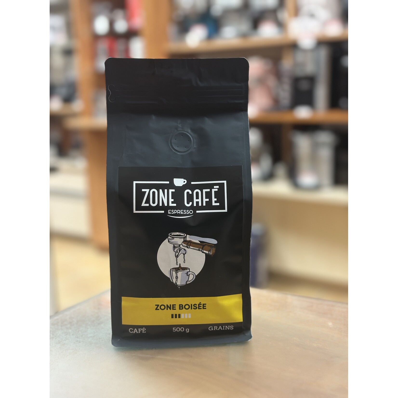ZONE CAFE ZBOISEE500G - ZONE BOISEE EN GRAINS 500g ZONE CAFE