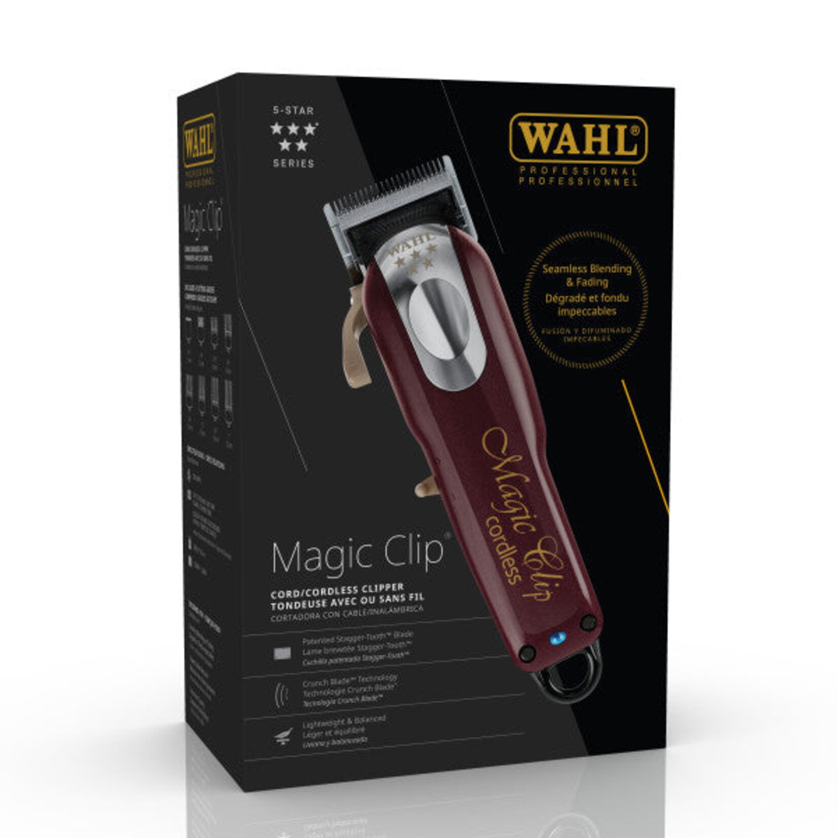 WAHL 56390 - TONDEUSE A CHEVEUX SANS FIL AU LITHIUM-ION MAGIC CLIP WAHL