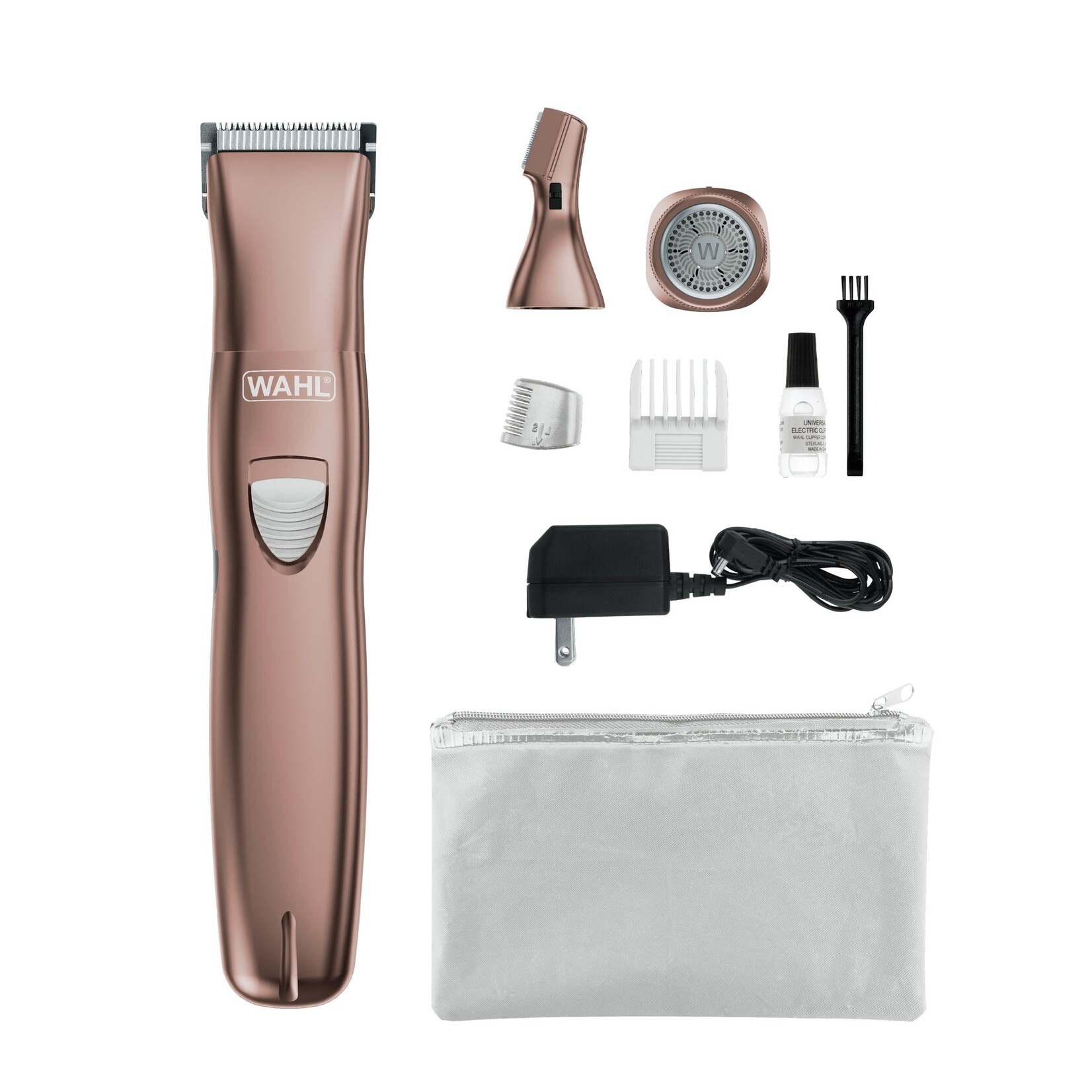 WAHL 5537 - TONDEUSE RECHARGEABLE 3 EN 1 OR ROSE WAHL
