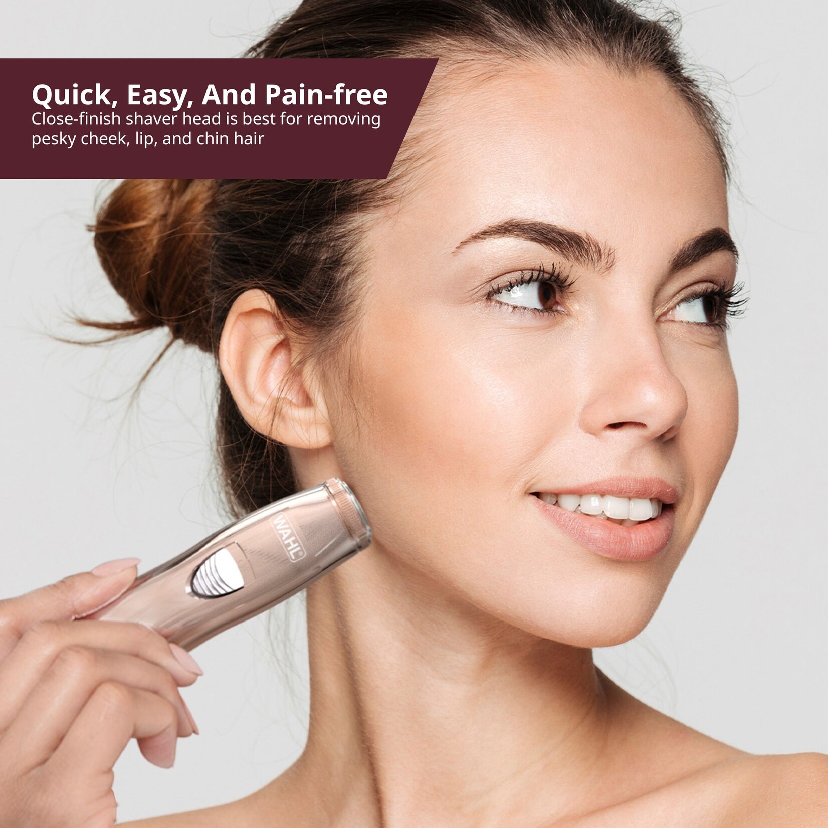 WAHL 5537 - TONDEUSE RECHARGEABLE 3 EN 1 OR ROSE WAHL