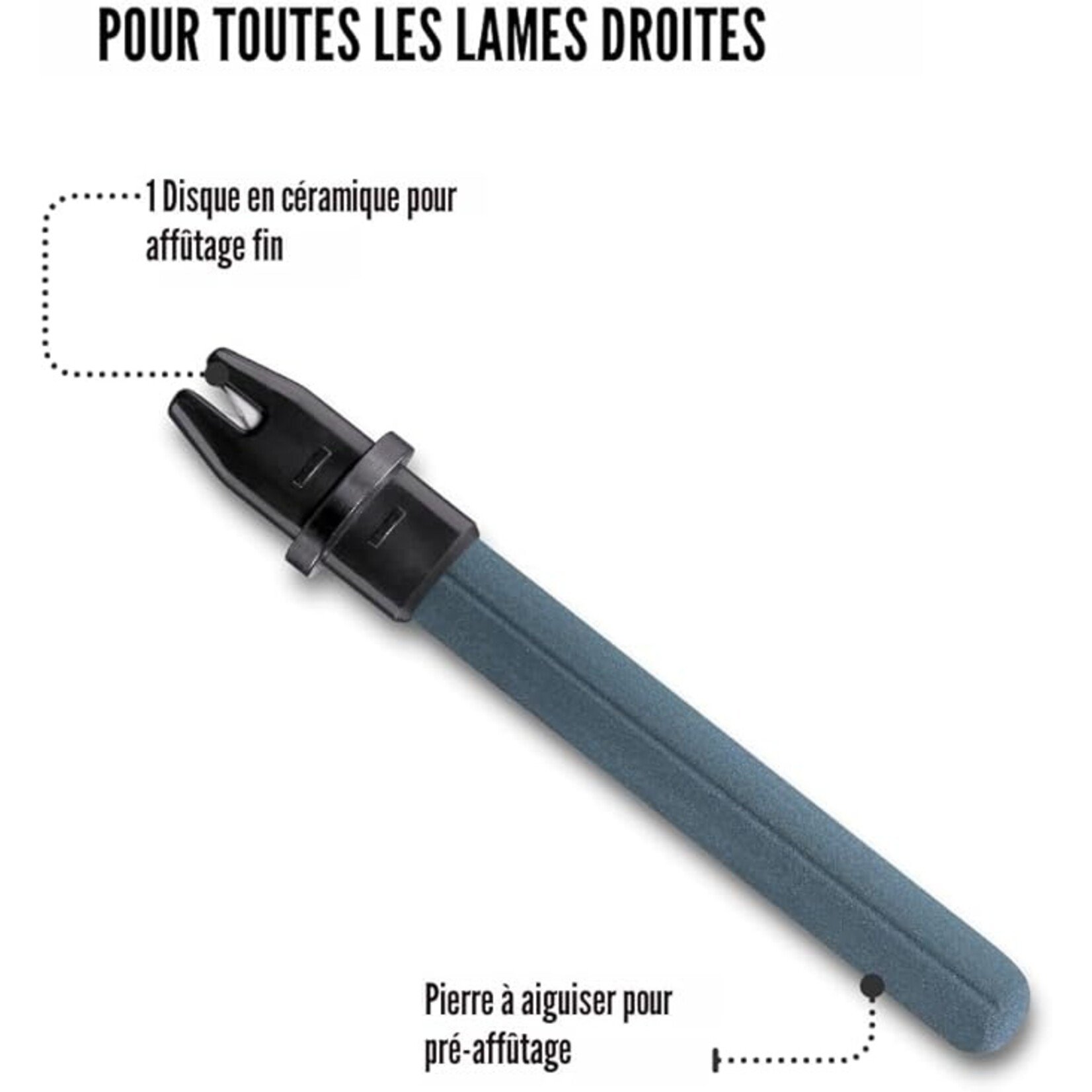 VICTORINOX 4.3323-X1 - AFFÛTEUR STYLE STYLO DE POCHE DUAL VICTORINOX