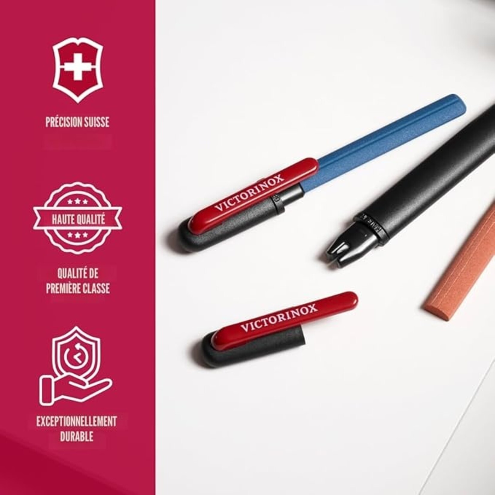 VICTORINOX 4.3323-X1 - AFFÛTEUR STYLE STYLO DE POCHE DUAL VICTORINOX