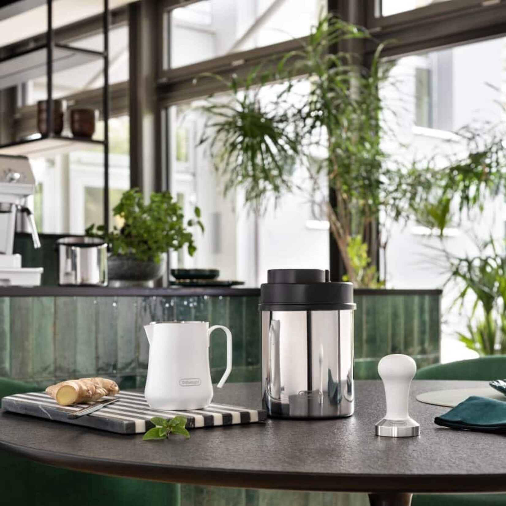 DELONGHI DLSC063 - BOITE A CAFE SOUS-VIDE EN ACIER INOXYDABLE 500g DELONGHI