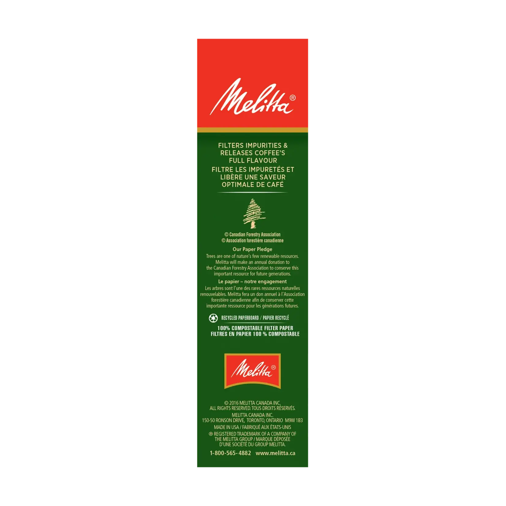 MELITTA 62500 - FILTRE CONIQUE EN BAMBOU NATUREL #4 (80 FILTRES) MELITTA