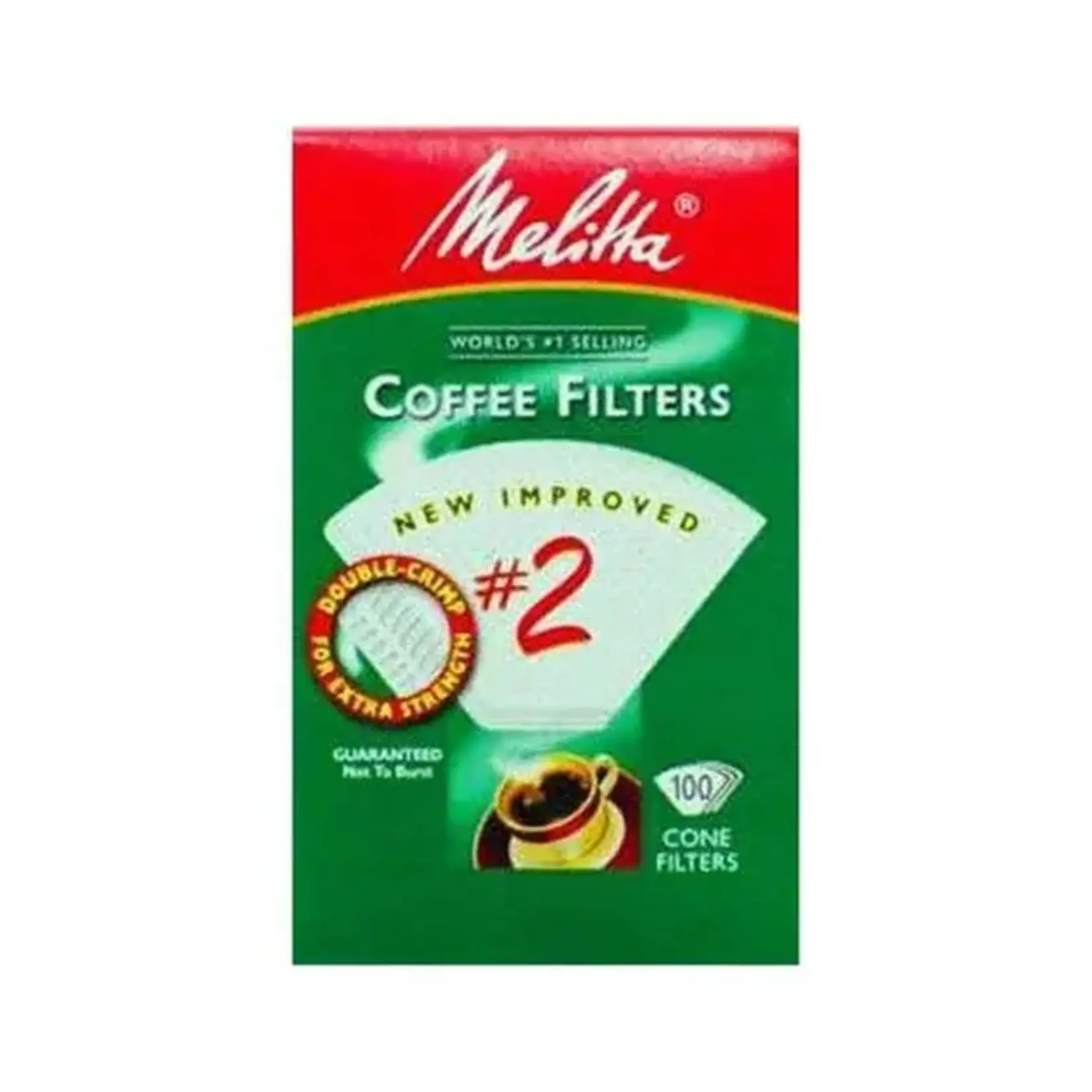 MELITTA 62271 - FILTRE CONIQUE EN PAPIER BLANC #2 (100 FILTRES) MELITTA ND