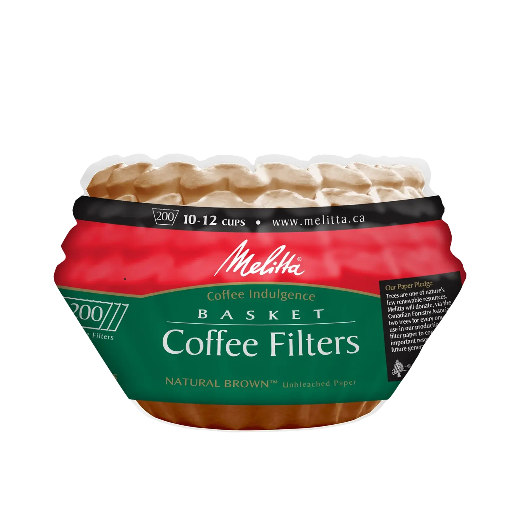 MELITTA 62952 - FILTRE PANIER EN PAPIER BLANC OU BRUN 10-12 TASSES (200 FILTRES) MELITTA