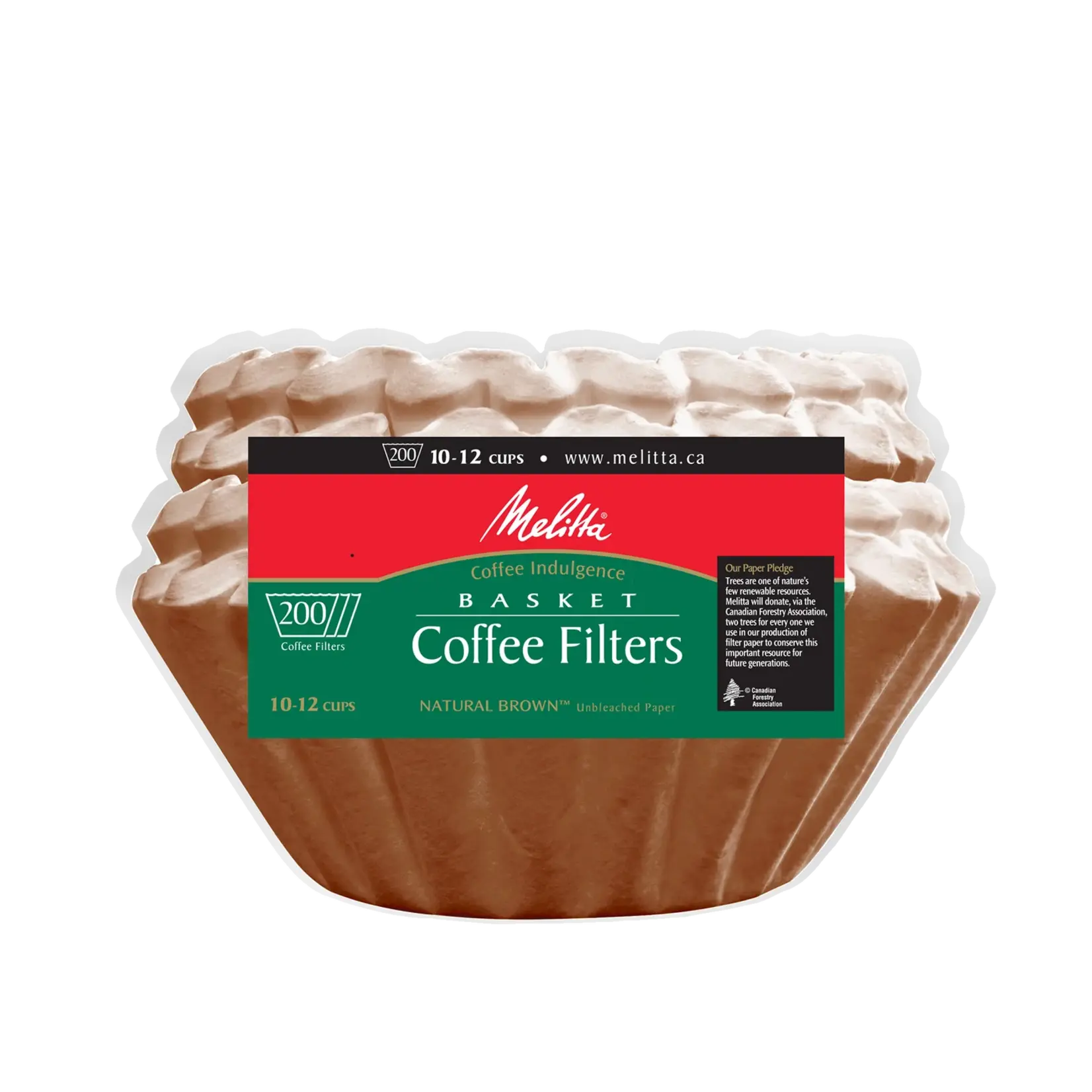 MELITTA 62952 - FILTRE PANIER EN PAPIER BLANC OU BRUN 10-12 TASSES (200 FILTRES) MELITTA