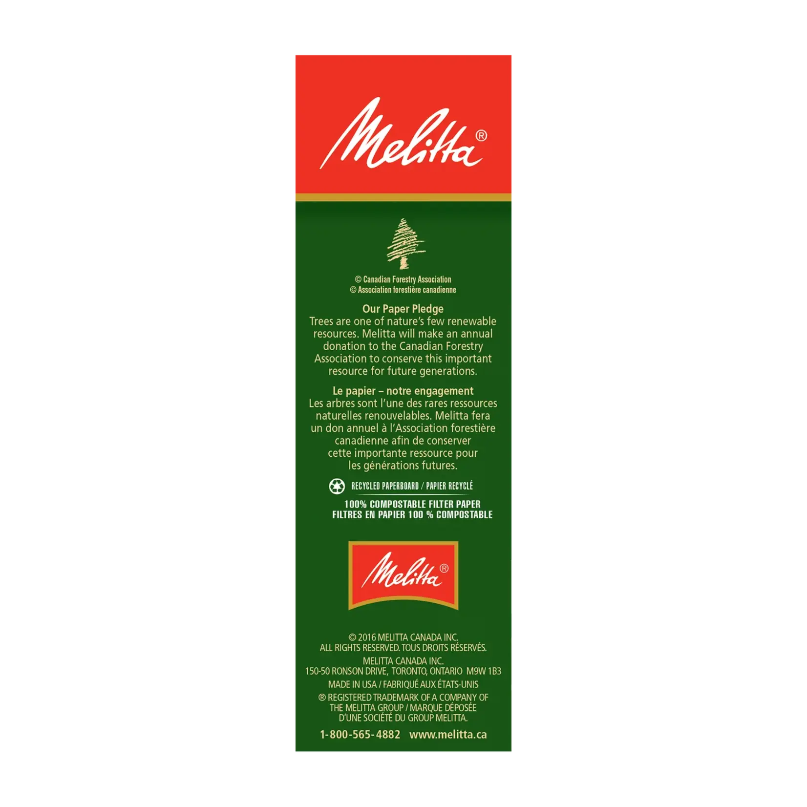MELITTA 62285 - FILTRE CONIQUE EN PAPIER BRUN NATUREL #2 (100 FILTRES) MELITTA
