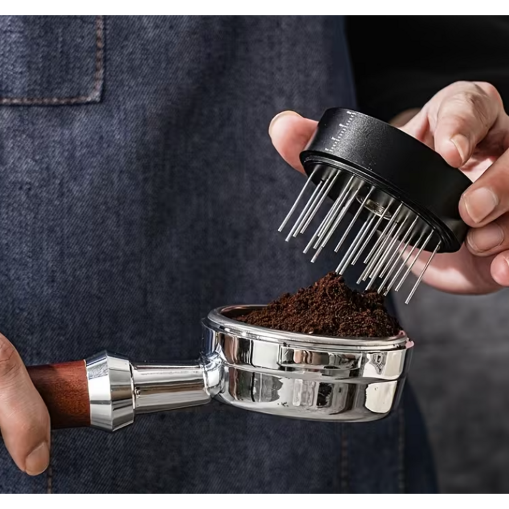 PCAC53B - PRESSE CAFE ET AERATEUR COMPACT 53MM NOIR