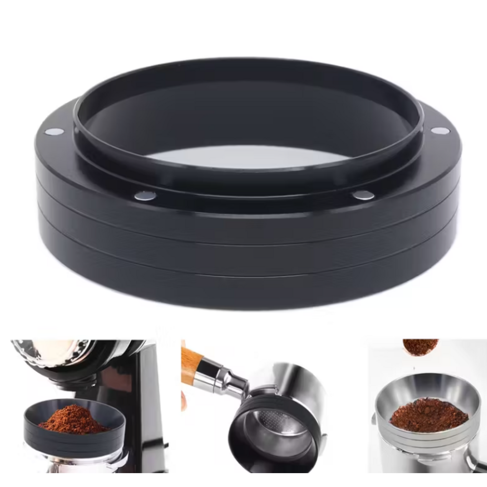 ED53B - ENTONNOIR DE DOSAGE MAGNETIQUE 53MM NOIR