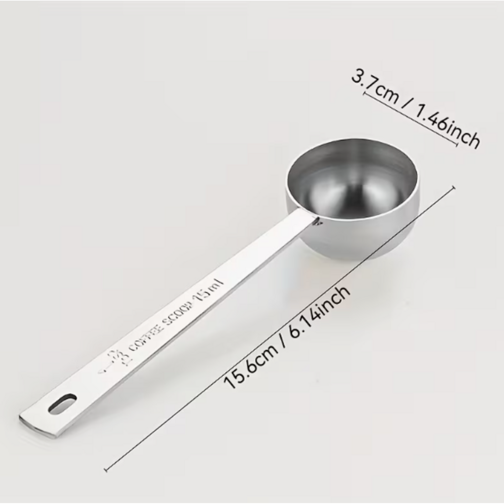 TPS15S - CUILLERE A MESURER LE CAFE ACIER INOXYDABLE 15ml