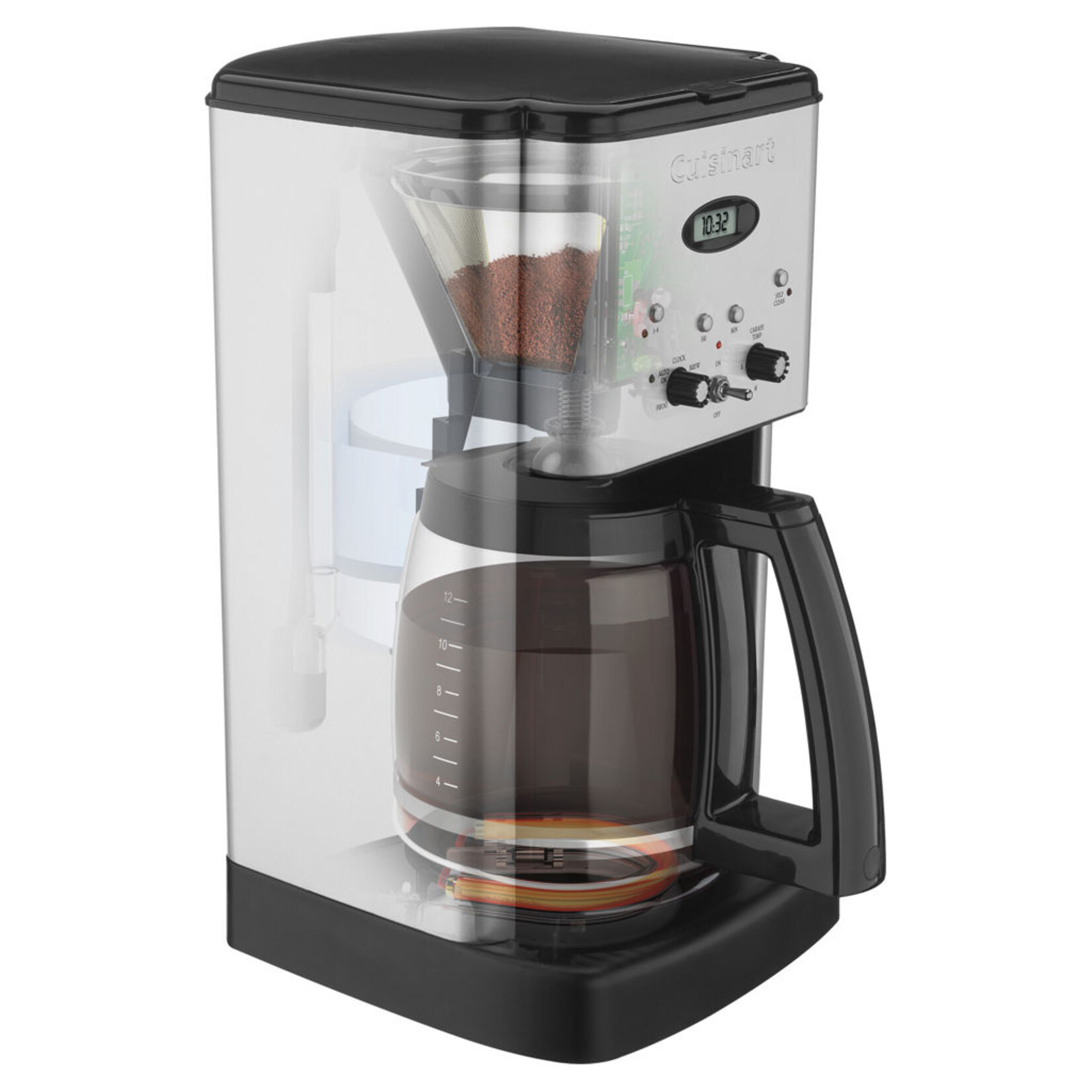 CUISINART DCC-1200NASC - CAFETIERE FILTRE EN ACIER INOXYDABLE 12 TASSES CUISINART