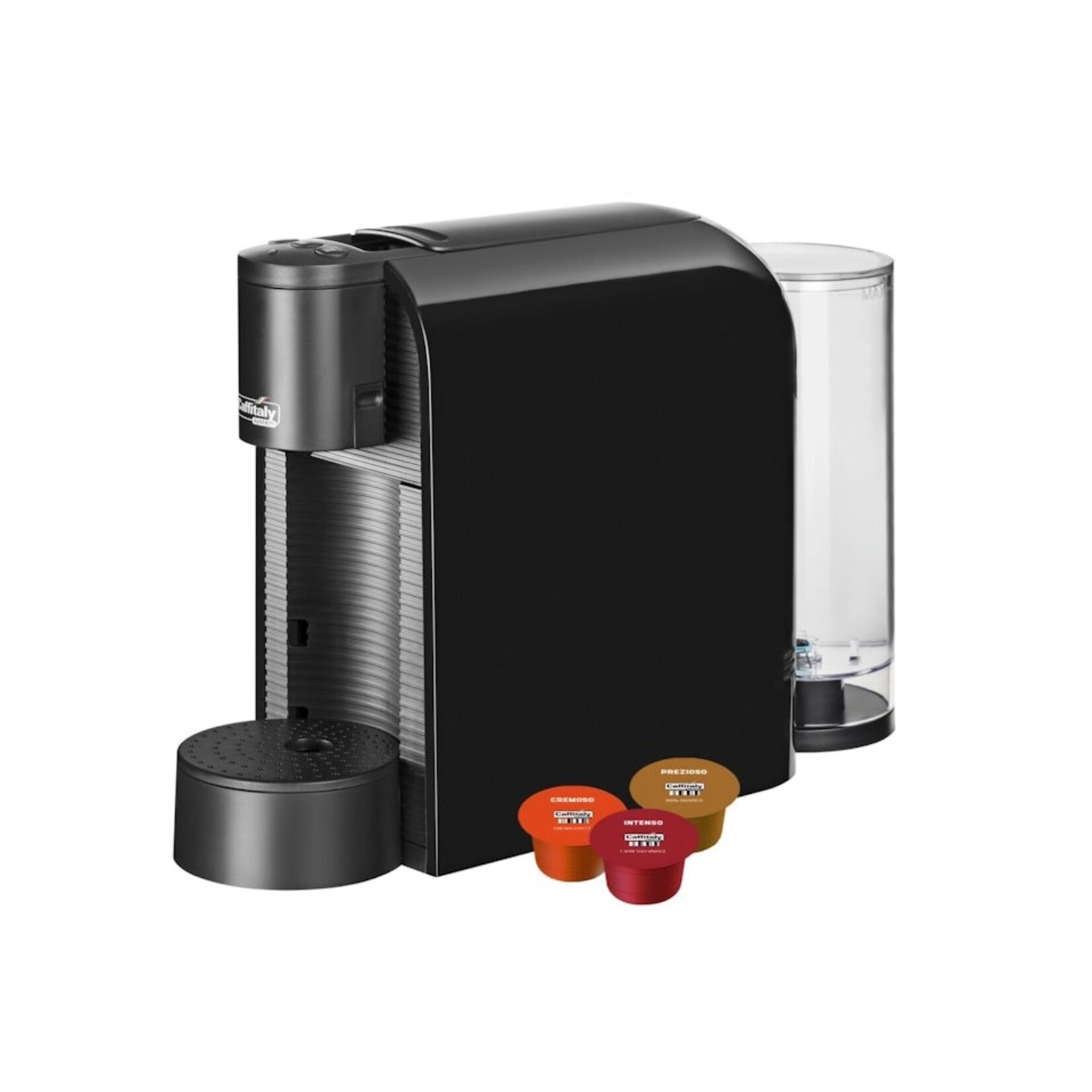 CAFFITALY S36-001 - CAFETIERE A CAPSULE ECAFFE NOIRE CAFFITALY