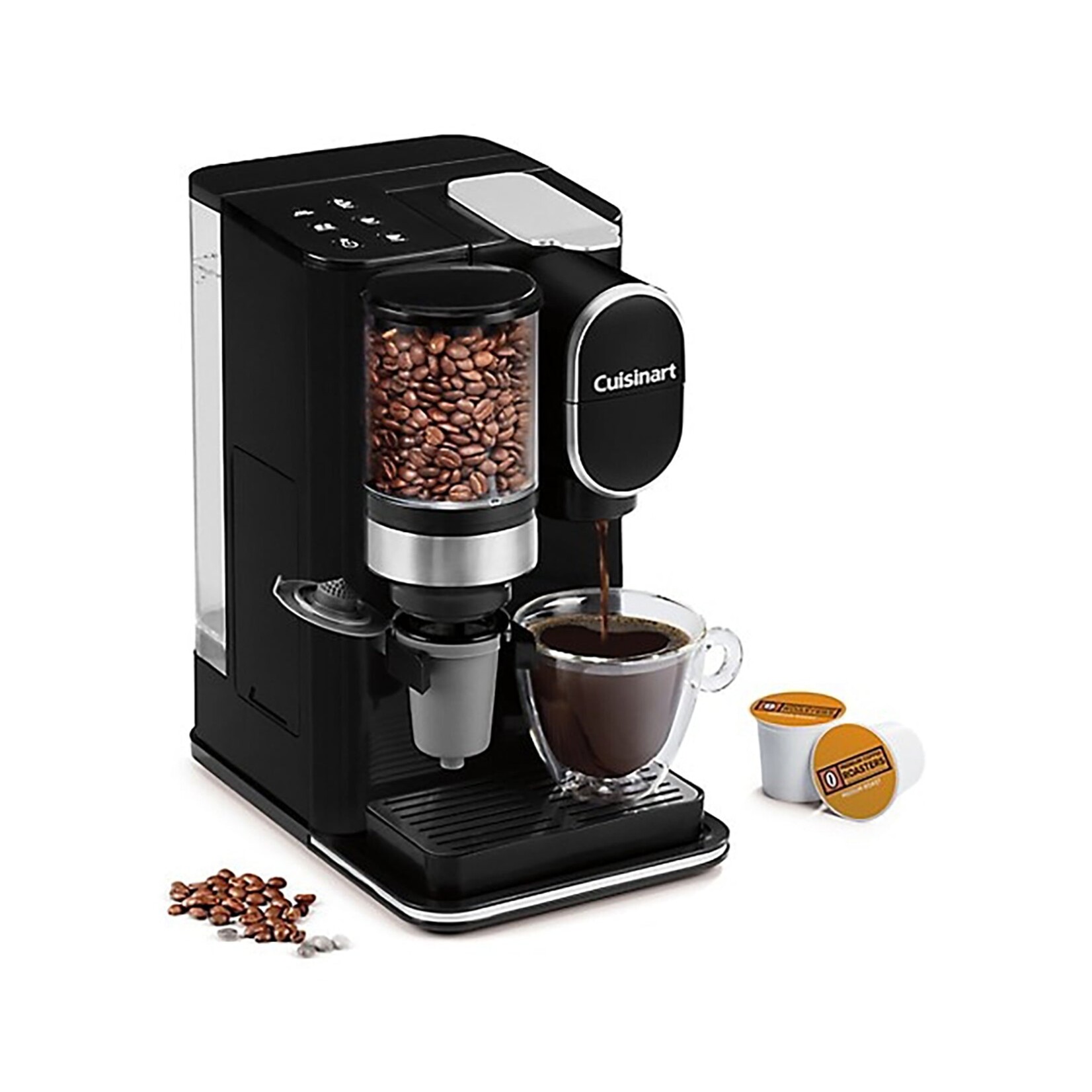 CUISINART DGB-2C - CAFETIERE A CAPSULE ET A MOULIN CONIQUE NOIRE CUISINART