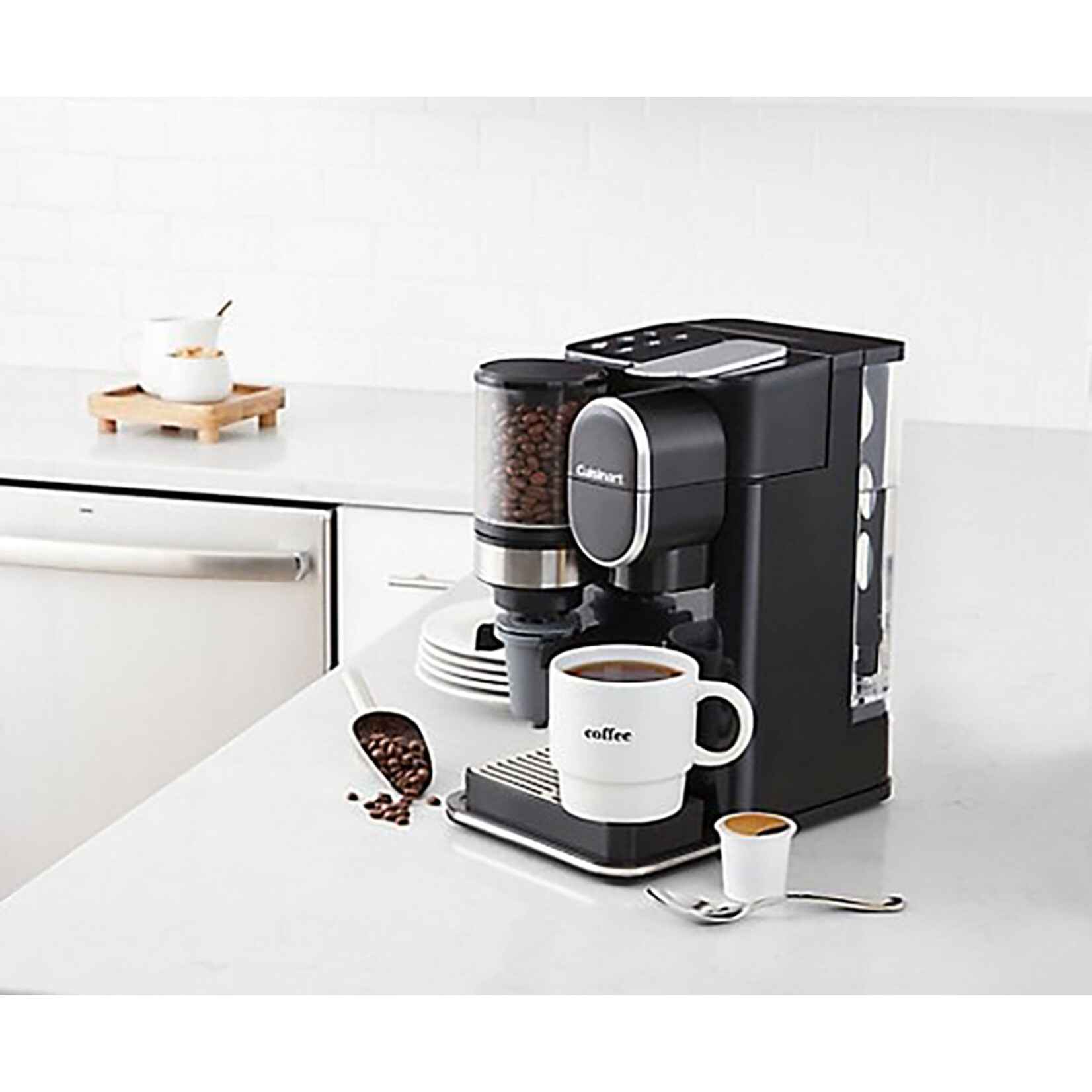 CUISINART DGB-2C - CAFETIERE A CAPSULE ET A MOULIN CONIQUE NOIRE CUISINART
