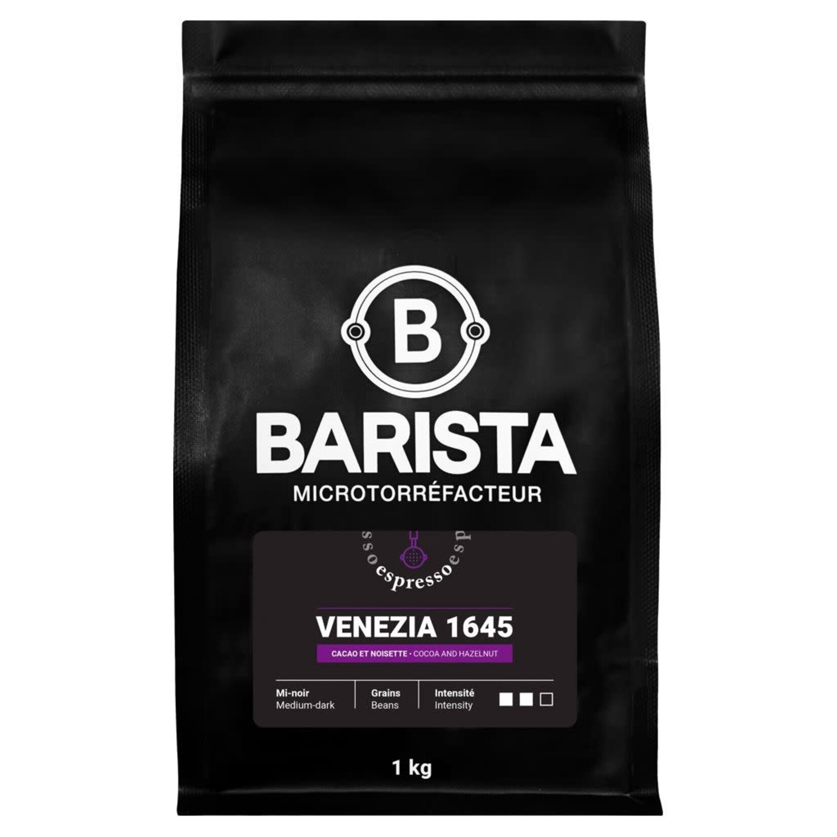 BARISTA VENEZIA1KG - VENEZIA 1645 EN GRAINS 1kg BARISTA