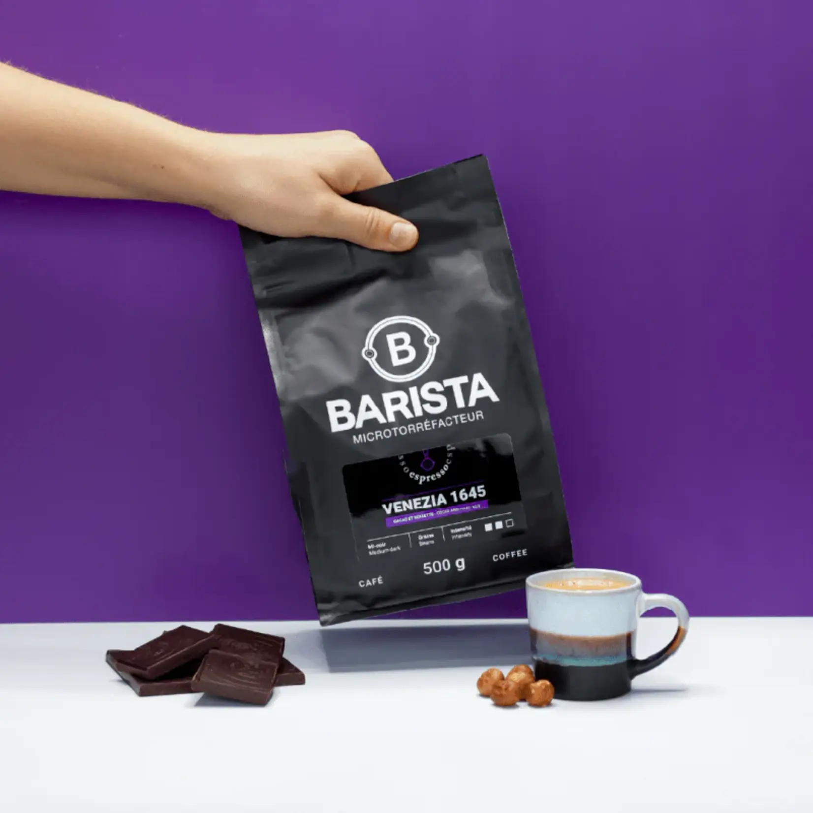 BARISTA VENEZIA500G - VENEZIA 1645 EN GRAINS 500g BARISTA