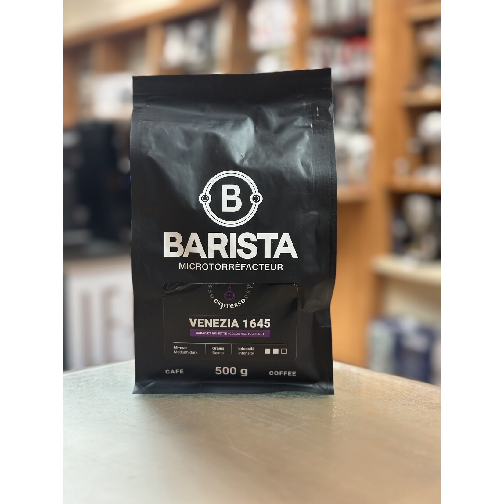 BARISTA VENEZIA500G - VENEZIA 1645 EN GRAINS 500g BARISTA