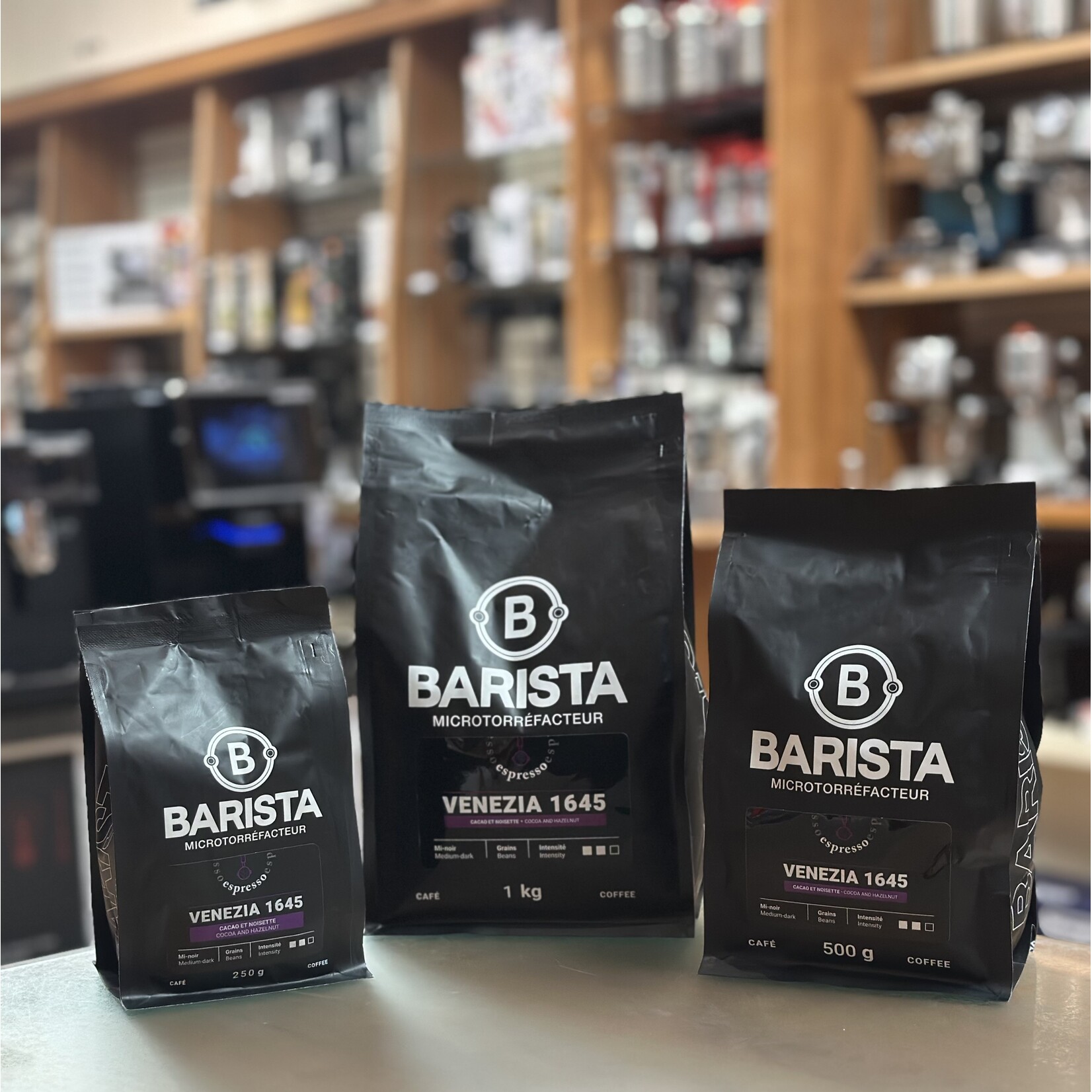 BARISTA VENEZIA500G - VENEZIA 1645 EN GRAINS 500g BARISTA