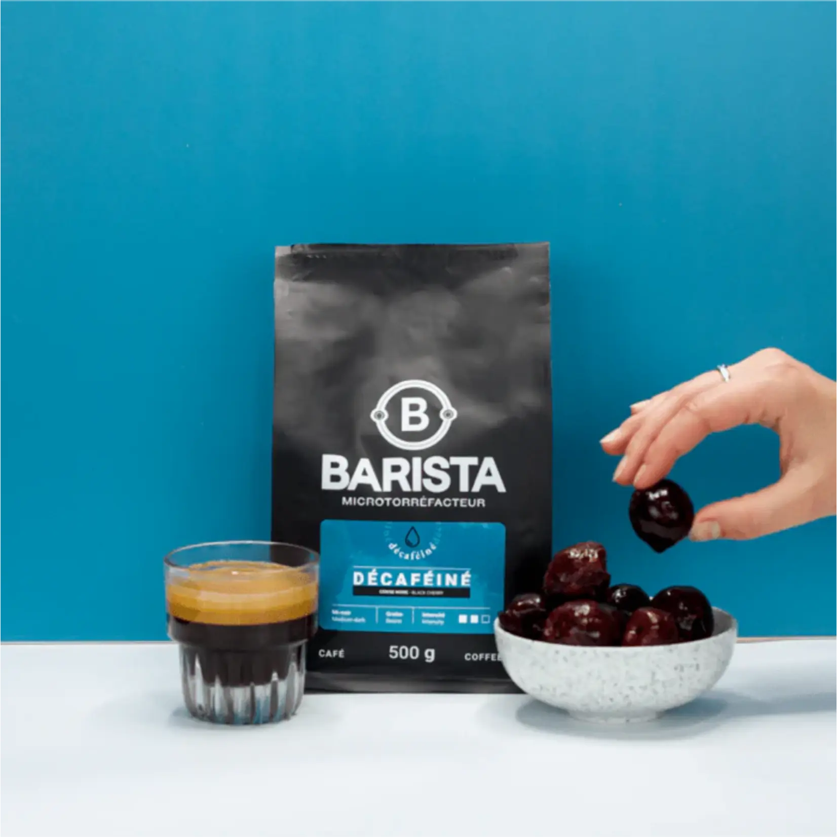 BARISTA DECAF500G - DECAFEINE EN GRAINS 500g BARISTA