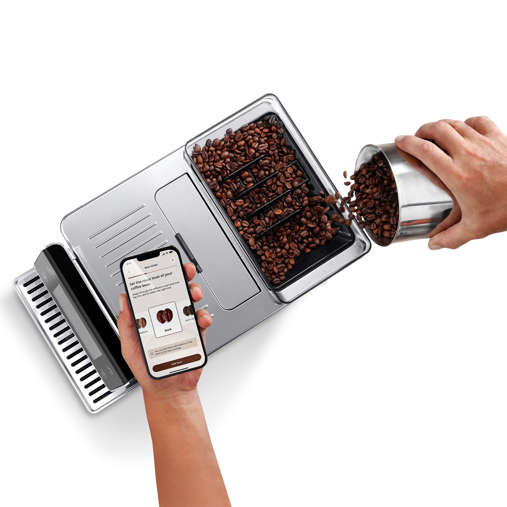 DELONGHI ECAM63075TM - MACHINE A ESPRESSO AUTOMATIQUE PRIMA DONNA AROMATIC DELONGHI