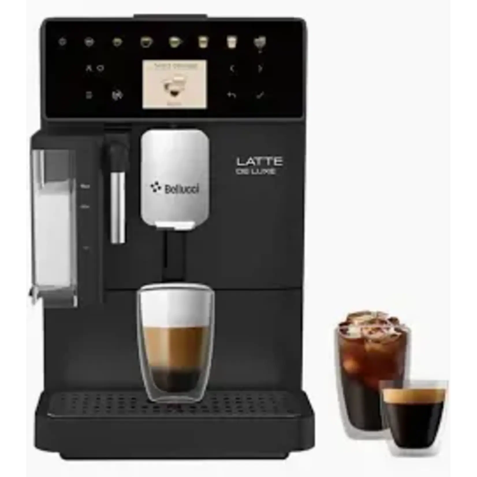 BELLUCCI LATTEDELUXE - MACHINE A ESPRESSO AUTOMATIQUE LATTE DELUXE NOIRE BELLUCCI