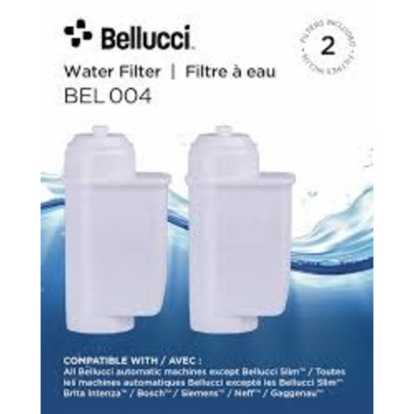 BELLUCCI BEL004 - 2 FILTRES A EAU AQUASCAN BELLUCCI