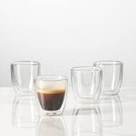 BELLUCCI DWBEL80 - ENSEMBLE DE 4 TASSES DOUBLE PAROI 80ml BELLUCCI