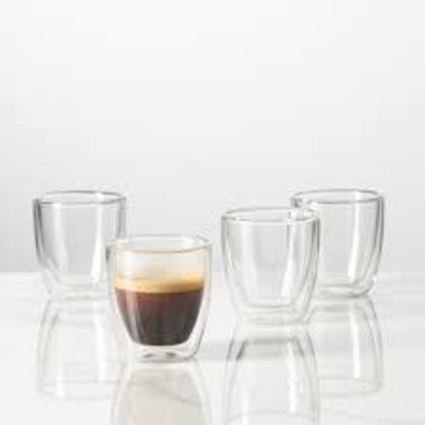 BELLUCCI DWBEL80 - ENSEMBLE DE 4 TASSES DOUBLE PAROI 80ml BELLUCCI