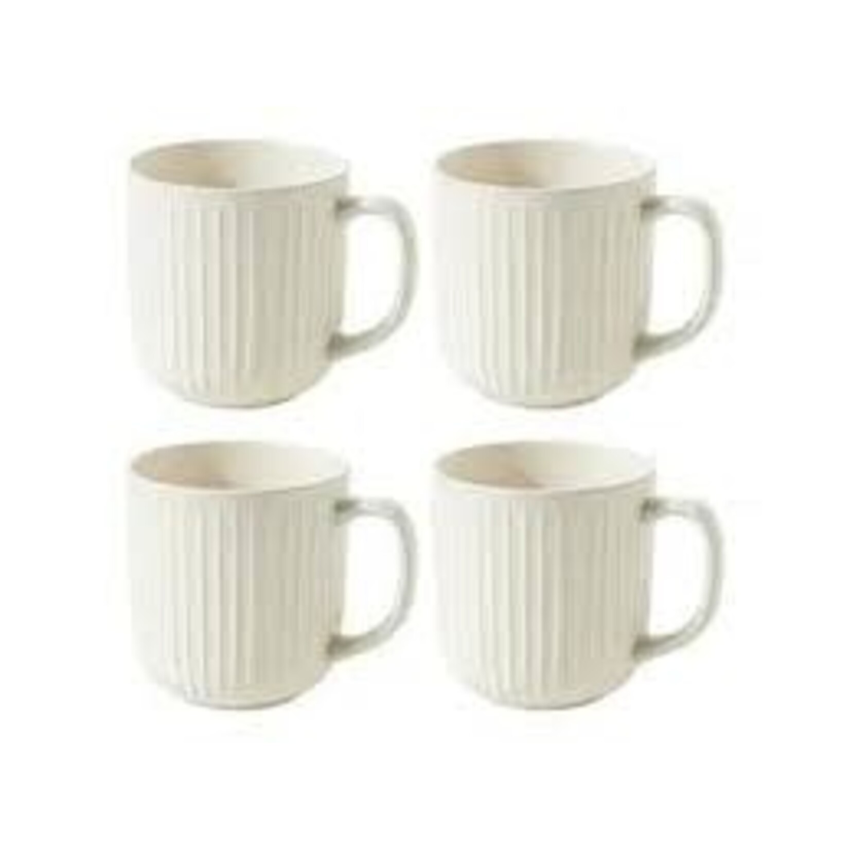 H2K HK05093 - ENSEMBLE DE 4 TASSES A RELIF 355ml H2K