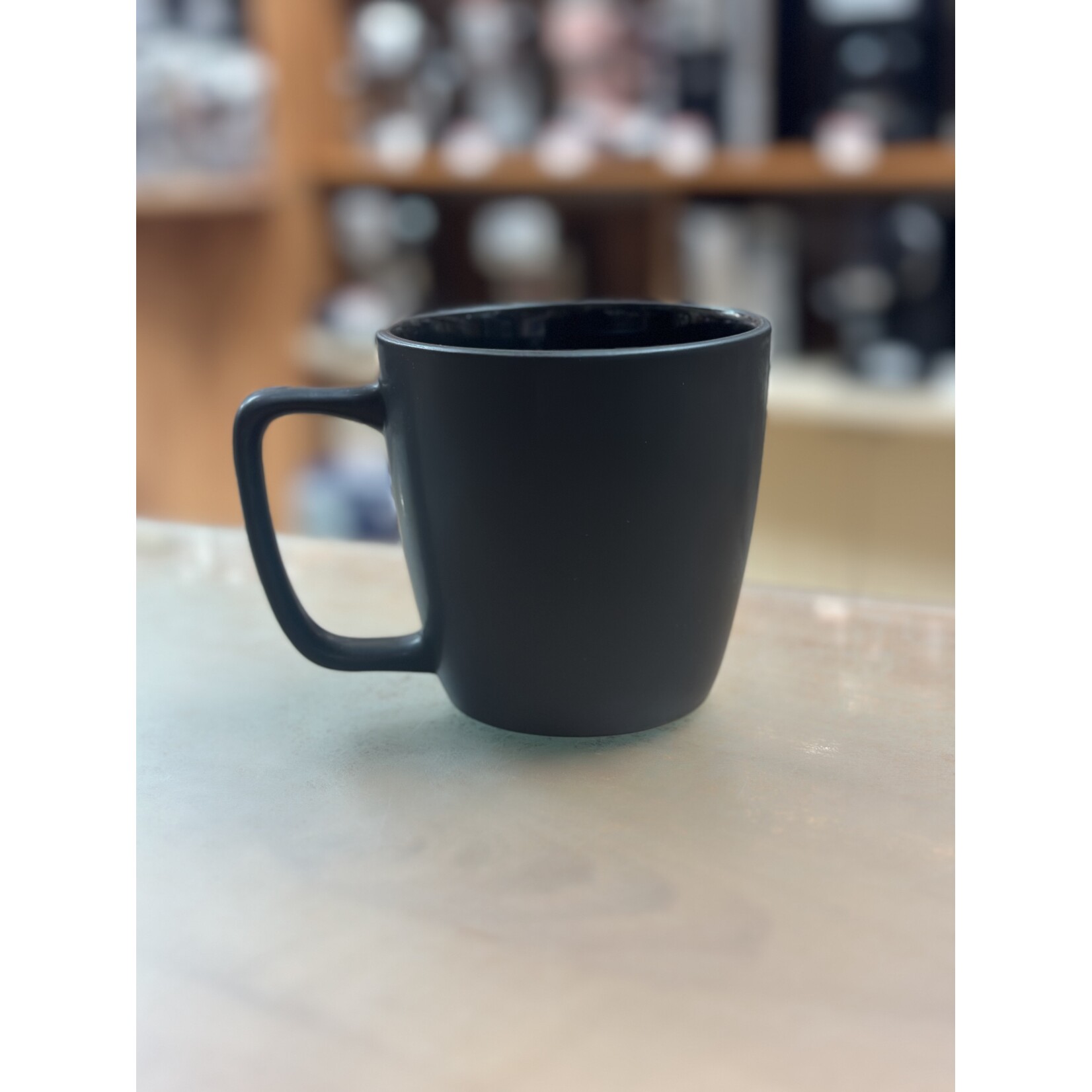 GAIA STONEWARE HK05461 - ENSEMBLE DE 4 TASSES NOIRES 395ml GAIA STONEWARE