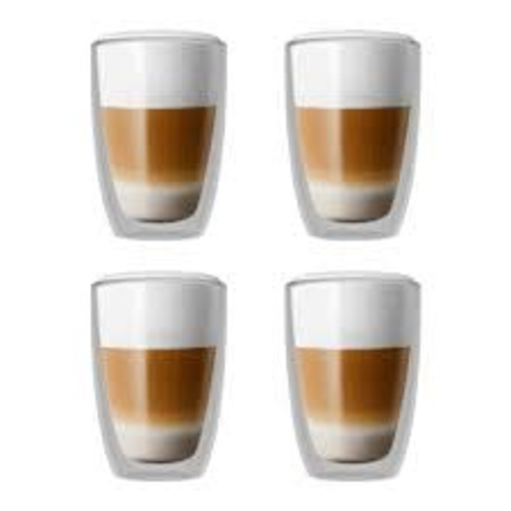 BELLUCCI DWBEL240 - ENSEMBLE DE 4 TASSES DEOUBLE PAROI 240ml BELLUCCI