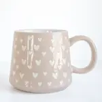 STONEWARE HW05539 - TASSE INDIVIDUELLE ROSE AVEC COEUR 385ml STONEWARE
