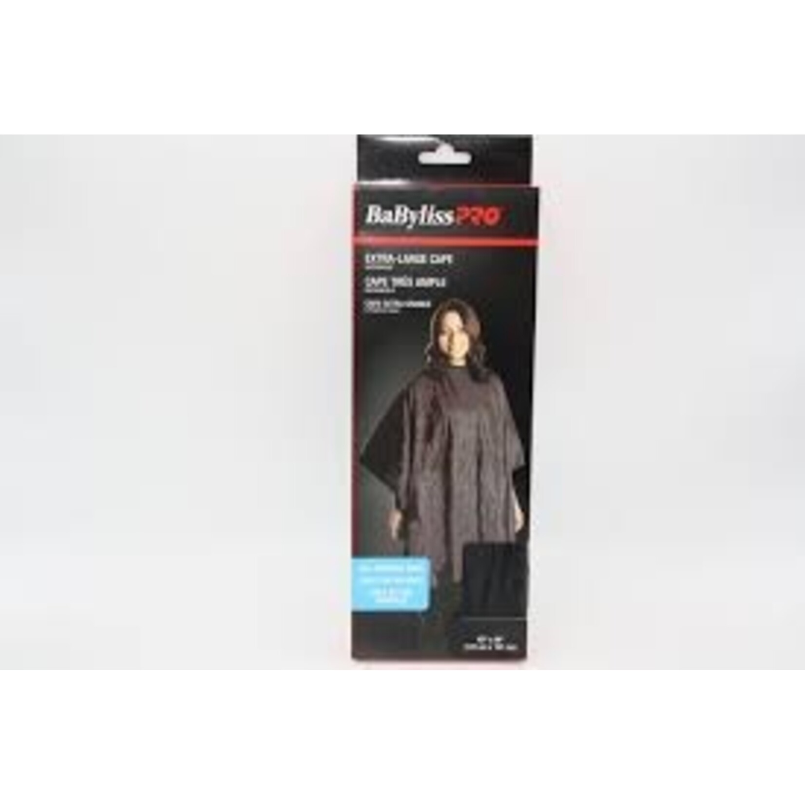 BABYLISS PRO BES53XLBKUCC - CAPE EN VINYLE NOIRE 48x58po BABYLISS PRO