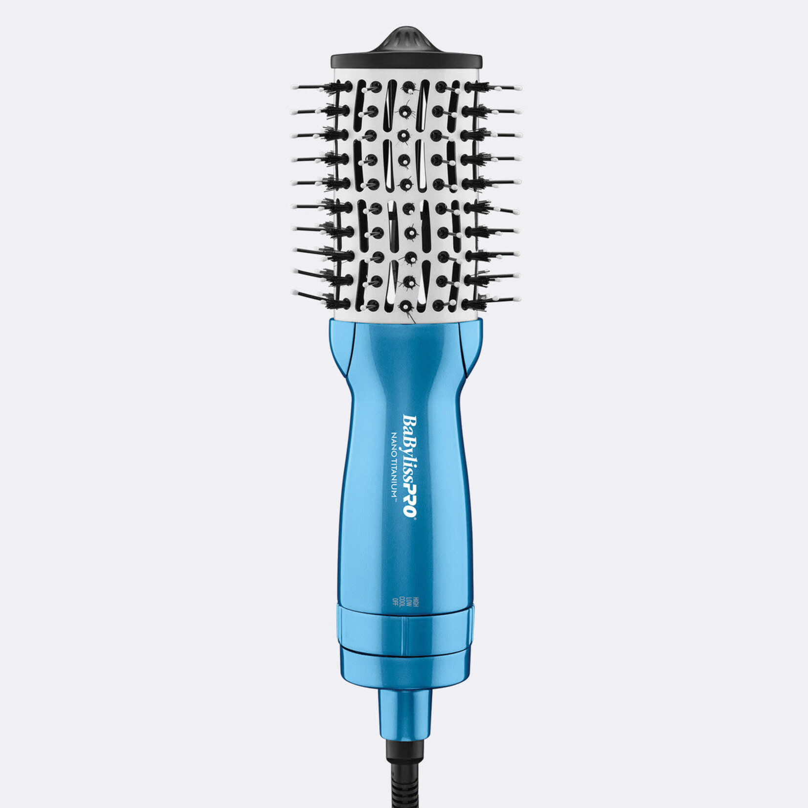 BABYLISS PRO BNTMHBUC  -  BROSSE OVALE COMPACTE À AIR CHAUD NANO-TITANIUM DE 2 PO BABYLISS PRO