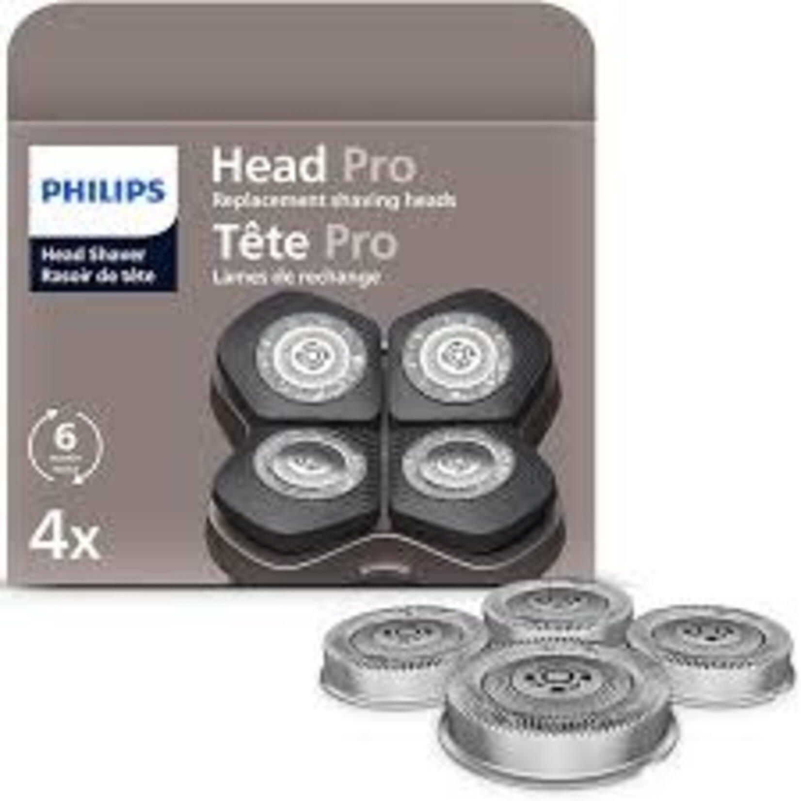 PHILIPS HS740/28  -  GRILLE ET COUTEAU POUR RASOIR ELECTRIQUE TETE PRO PHILIPS