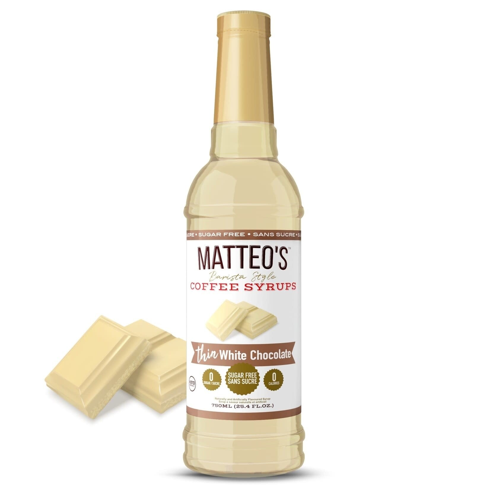 MATTEO'S 50026 - SIROP A CAFE CHOCOLAT BLANC 750ml MATTEO'S