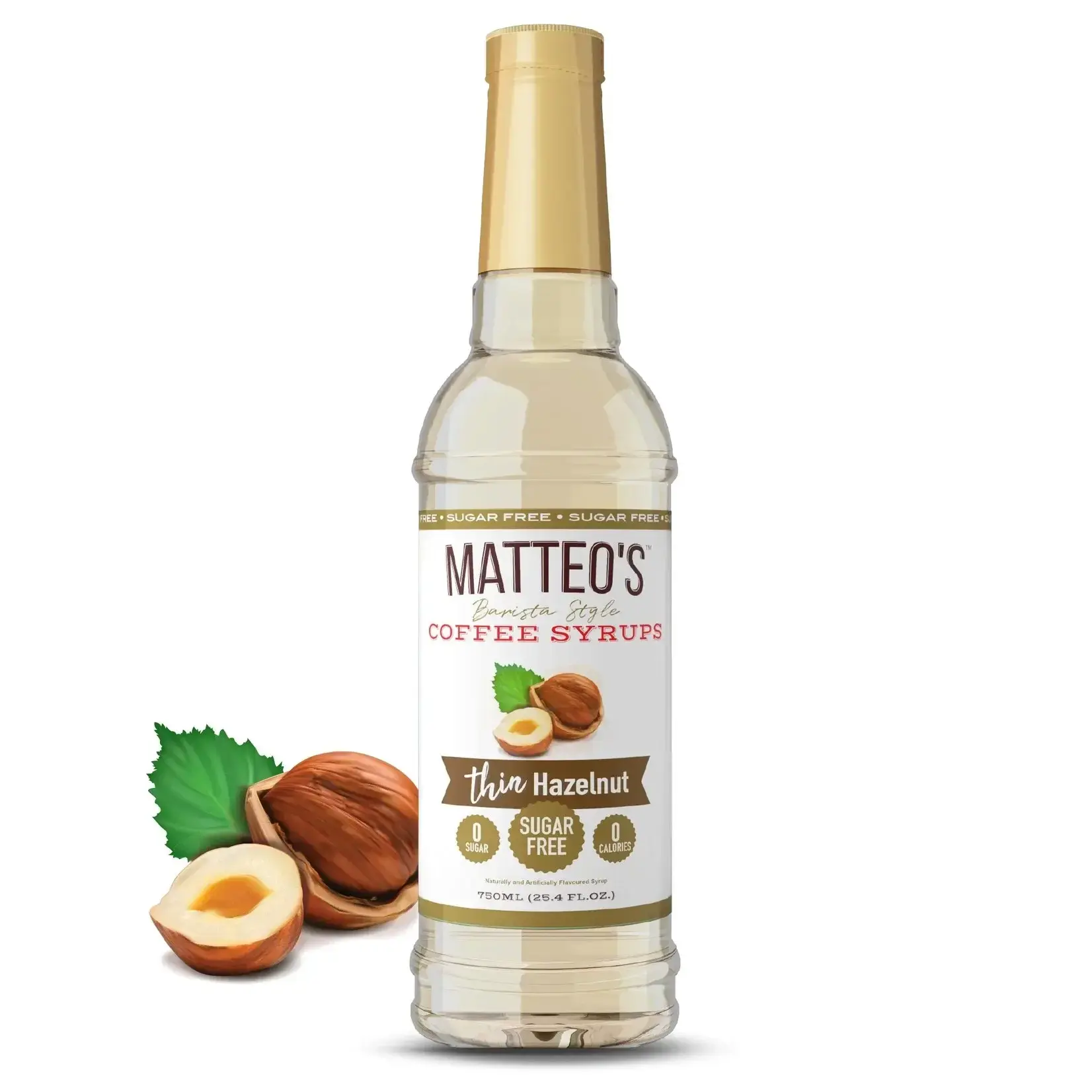 MATTEO'S 16646  -  SIROP A CAFE NOISETTE 750ML MATTEO'S