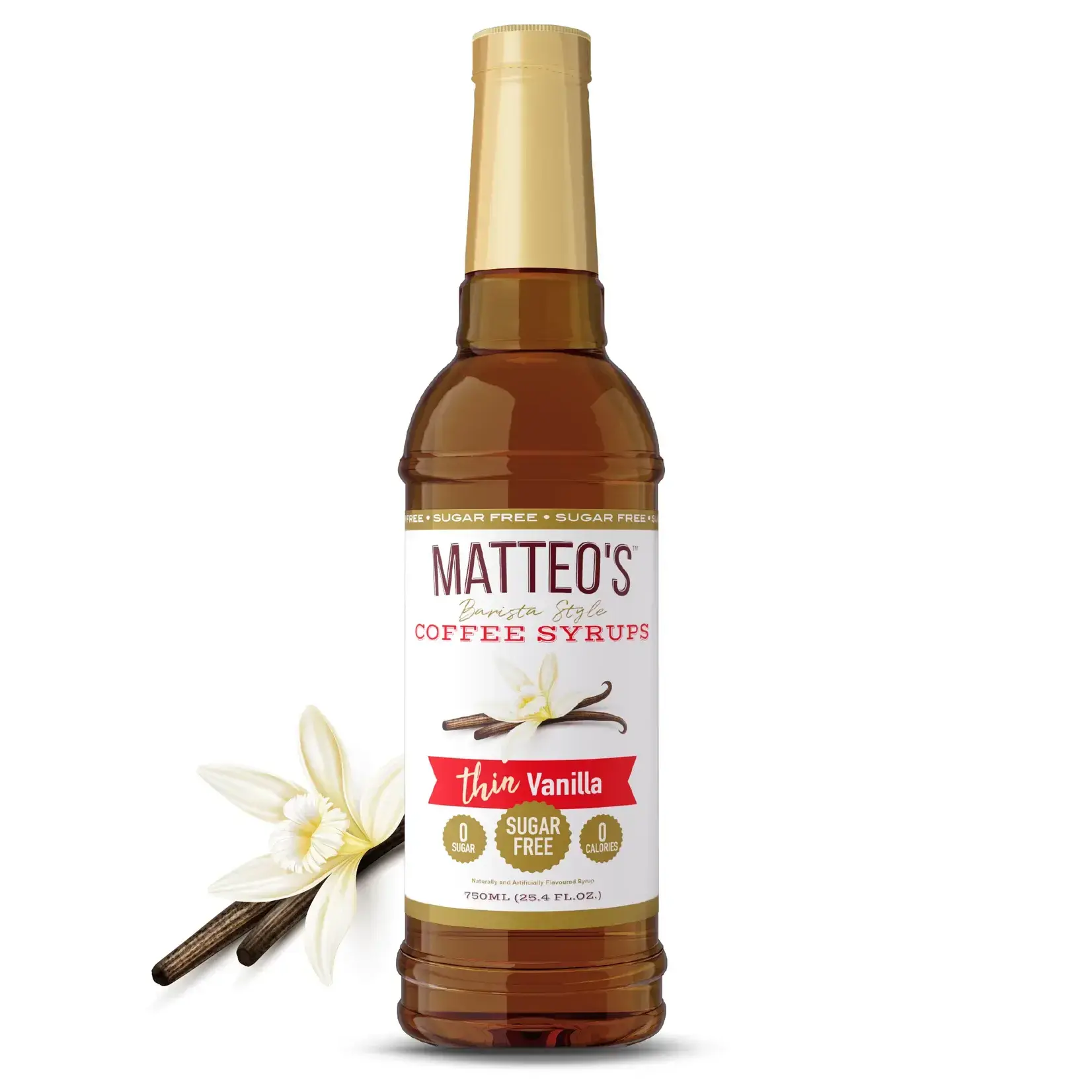 MATTEO'S 16643  -  SIROP A CAFE VANILLE 750ML MATTEO'S