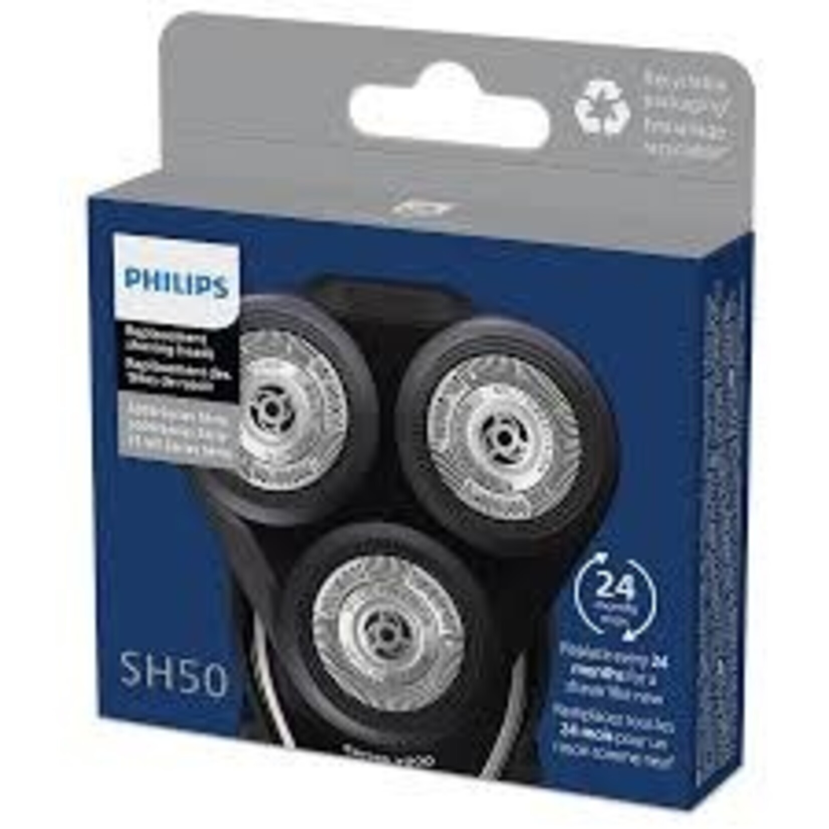PHILIPS SH50/53 - GRILLE ET COUTEAU POUR RASOIR ELECTRIQUE PHILIPS