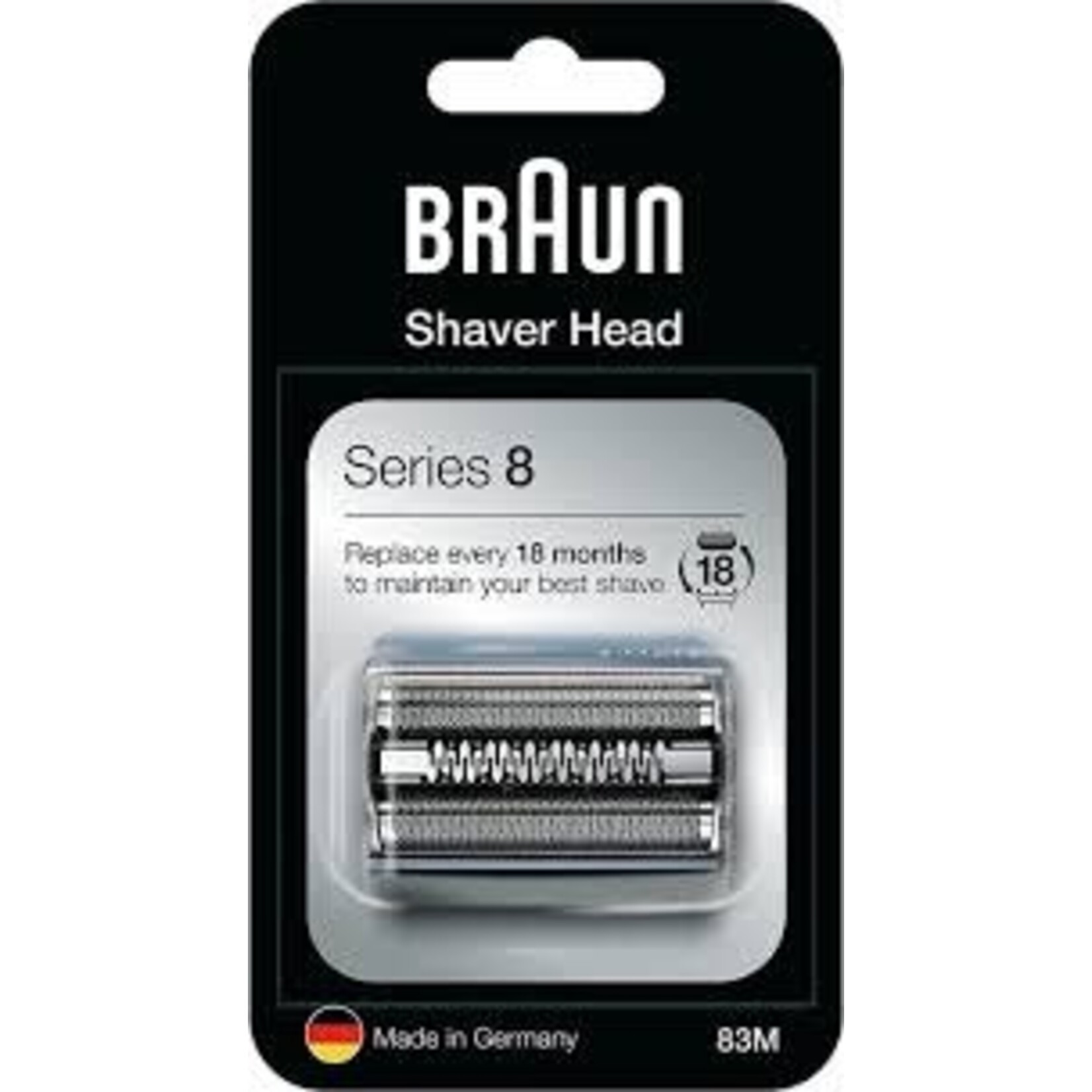 BRAUN 83M - GRILLE ET COUTEAU POUR RASOIR ELECTRIQUE SERIES 8 BRAUN