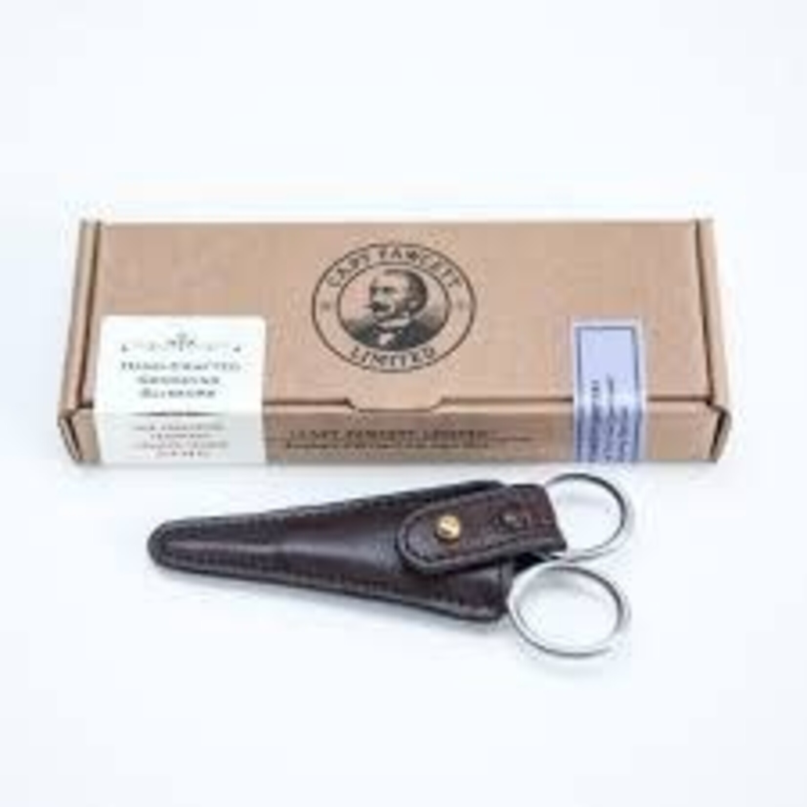 CAPTAIN FAWCETT CPF-31 - CISEAU A MOUSTACHE AVEC ETUI DE CUIR CAPTAIN FAWCETT
