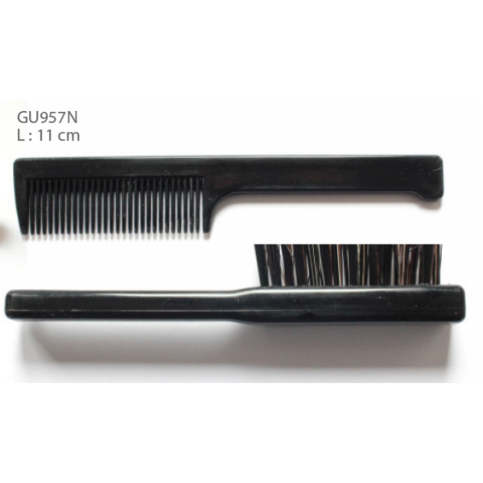 GUENZANI GU957N - ENSEMBLE DE BROSSE ET PEIGNE A MOUSTACHE GUENZANI