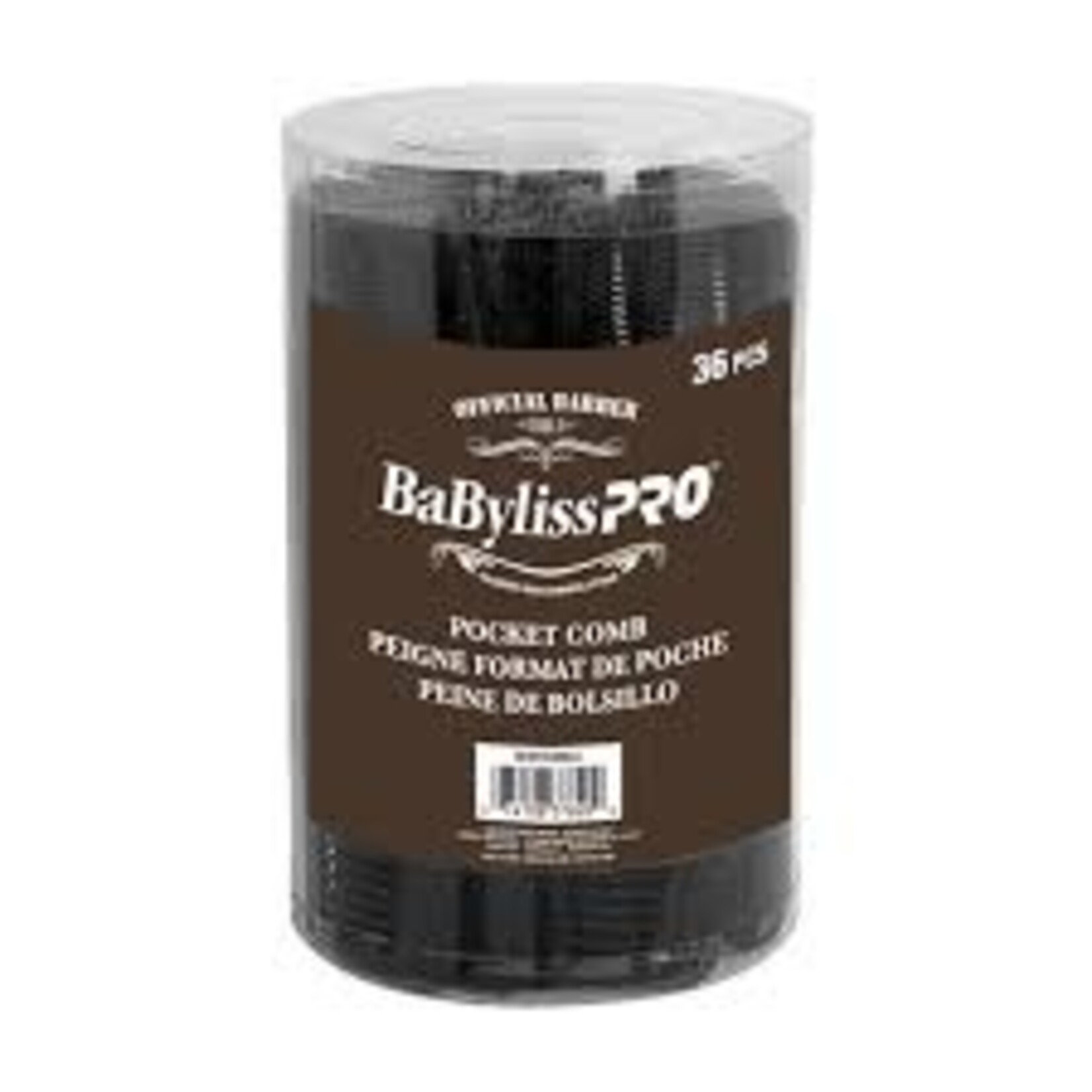 BABYLISS PRO BESPKTCMBUCC - PEIGNE A DOUBLE DENTURE 5¼ po BABYLISSPRO