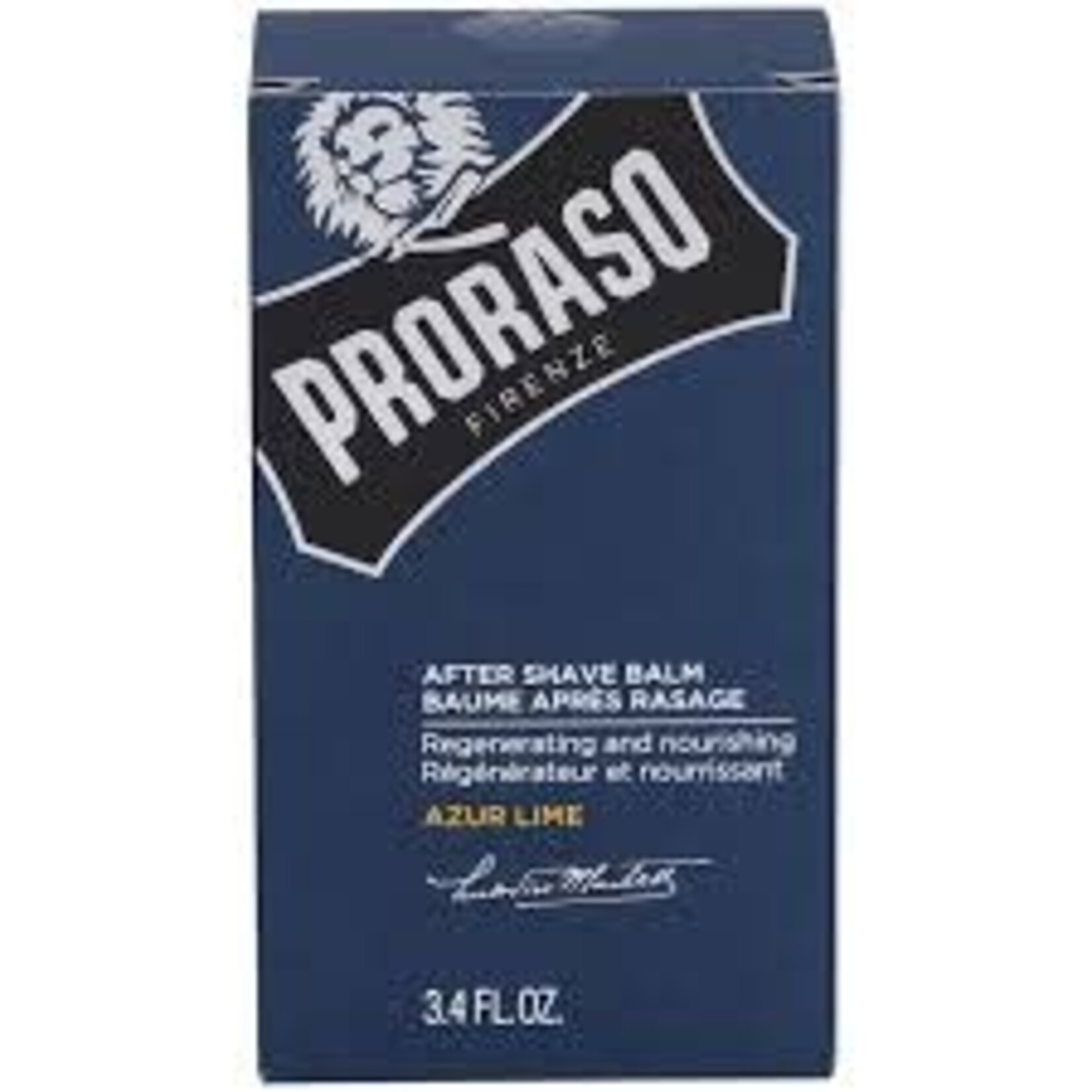 PRORASO P781 - BAUME APRES RASAGE AZUR LIME 100ml PRORASO