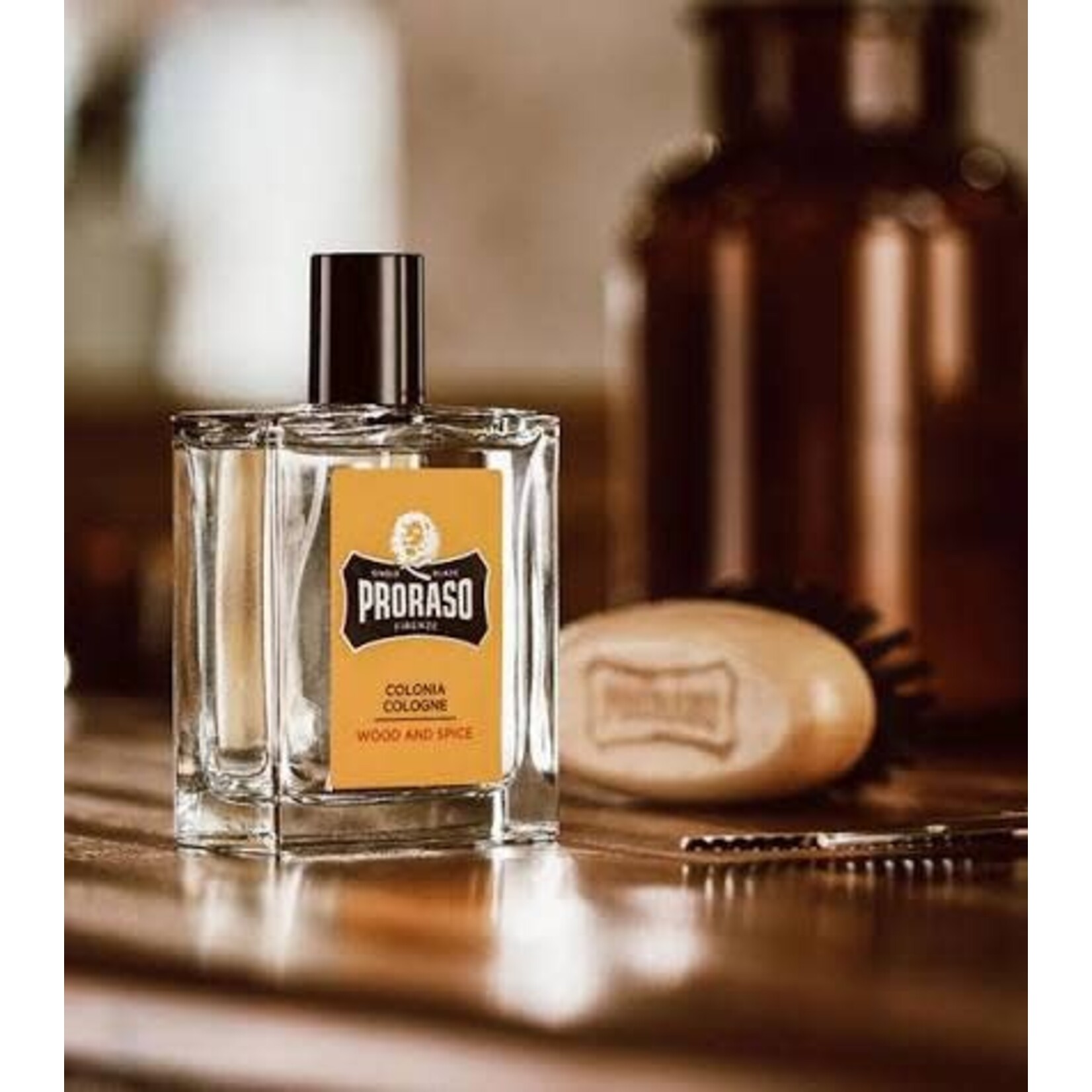 PRORASO P770  -  EAU DE COLOGNE VAPORISATEUR BOIS ET EPICE 100ml PRORASO NR