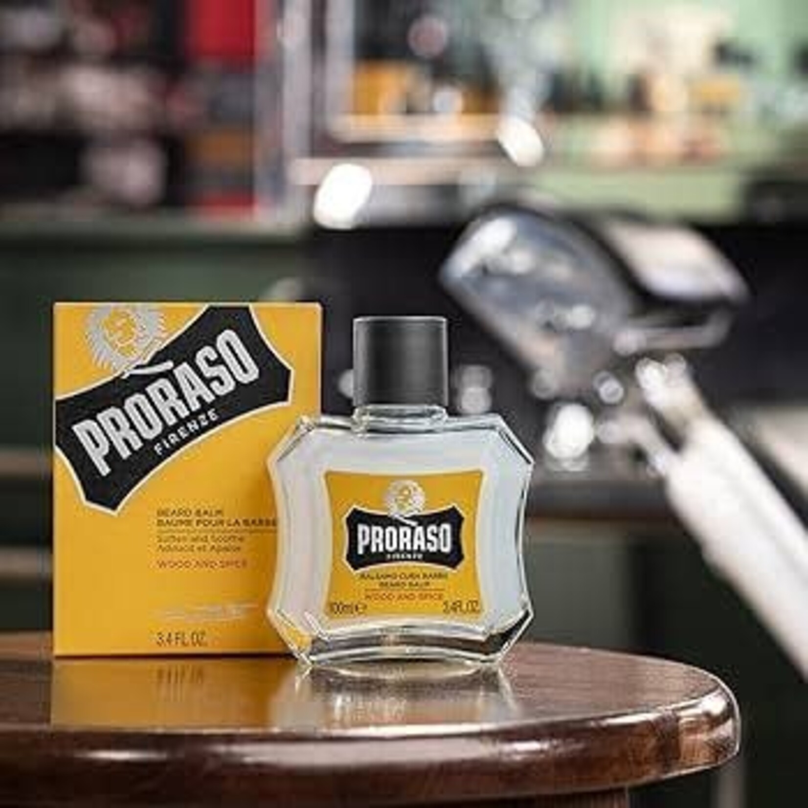 PRORASO P165  - BAUME A BARBE BOIS ET EPICE 100ml PRORASO