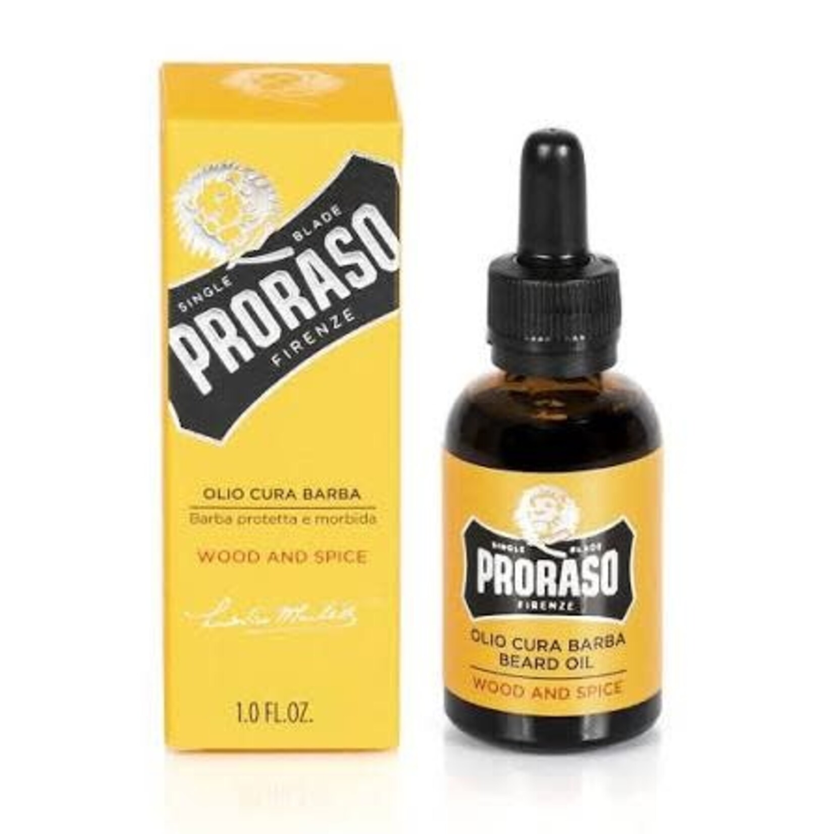 PRORASO P166 - HUILE BARBE BOIS & EPICE 30ML PRORASO